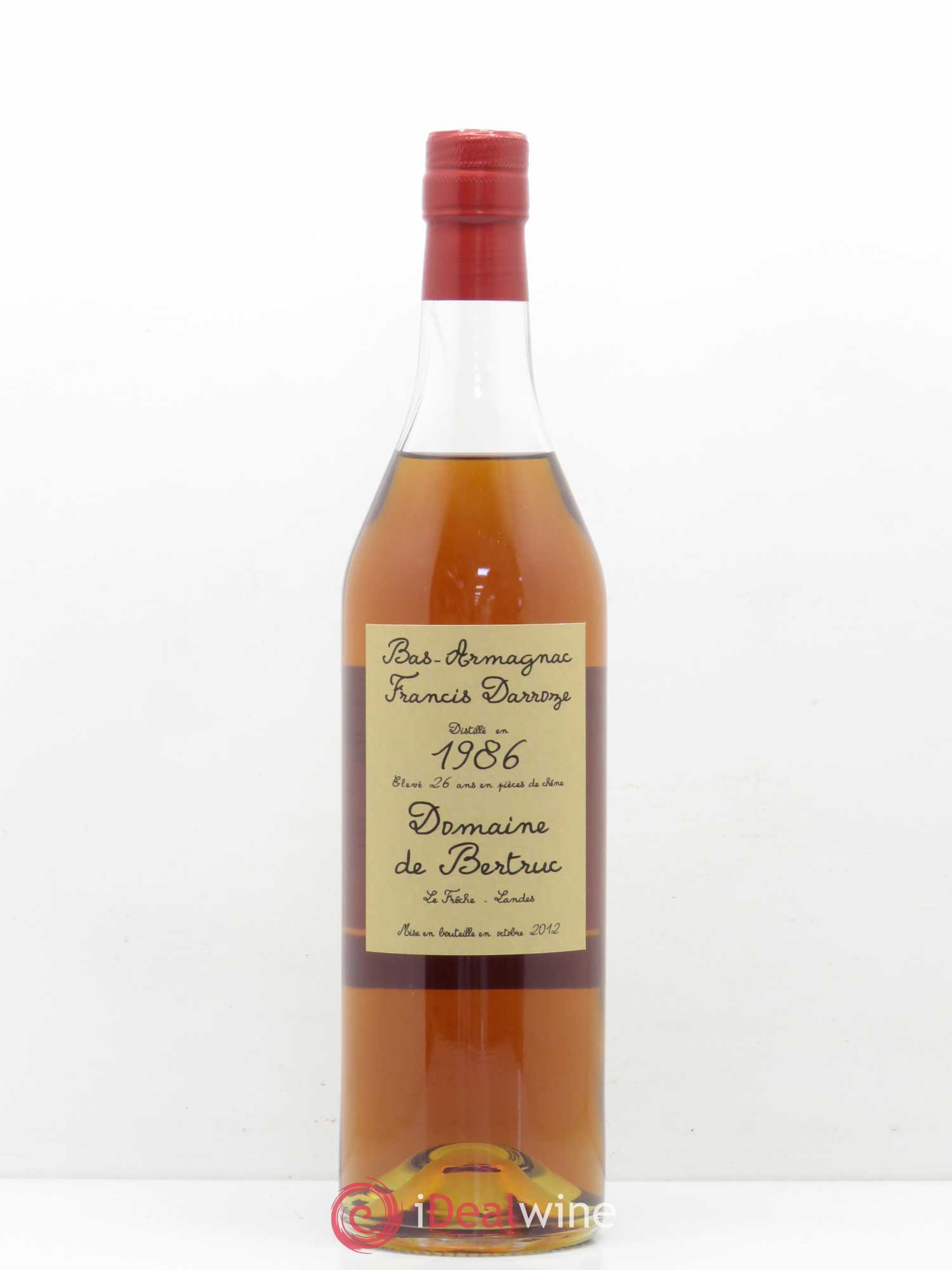 Bas-Armagnac Domaine de Bertruc 1986 - Posten von 1 Flasche - 0