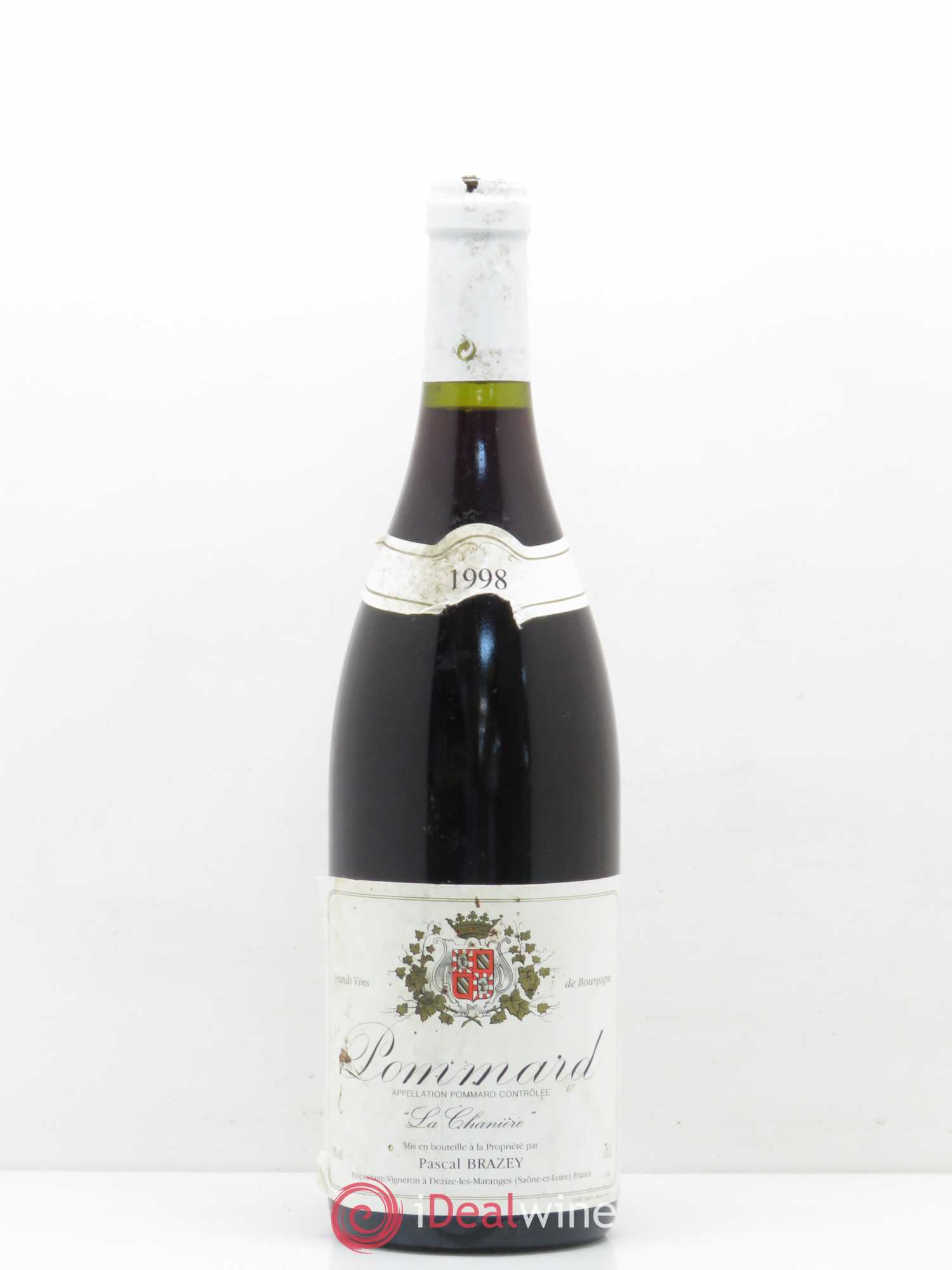 Pommard 1er Cru La Chanière Domaine Pascal Brazey 1998 - Lot de 1 bouteille - 0