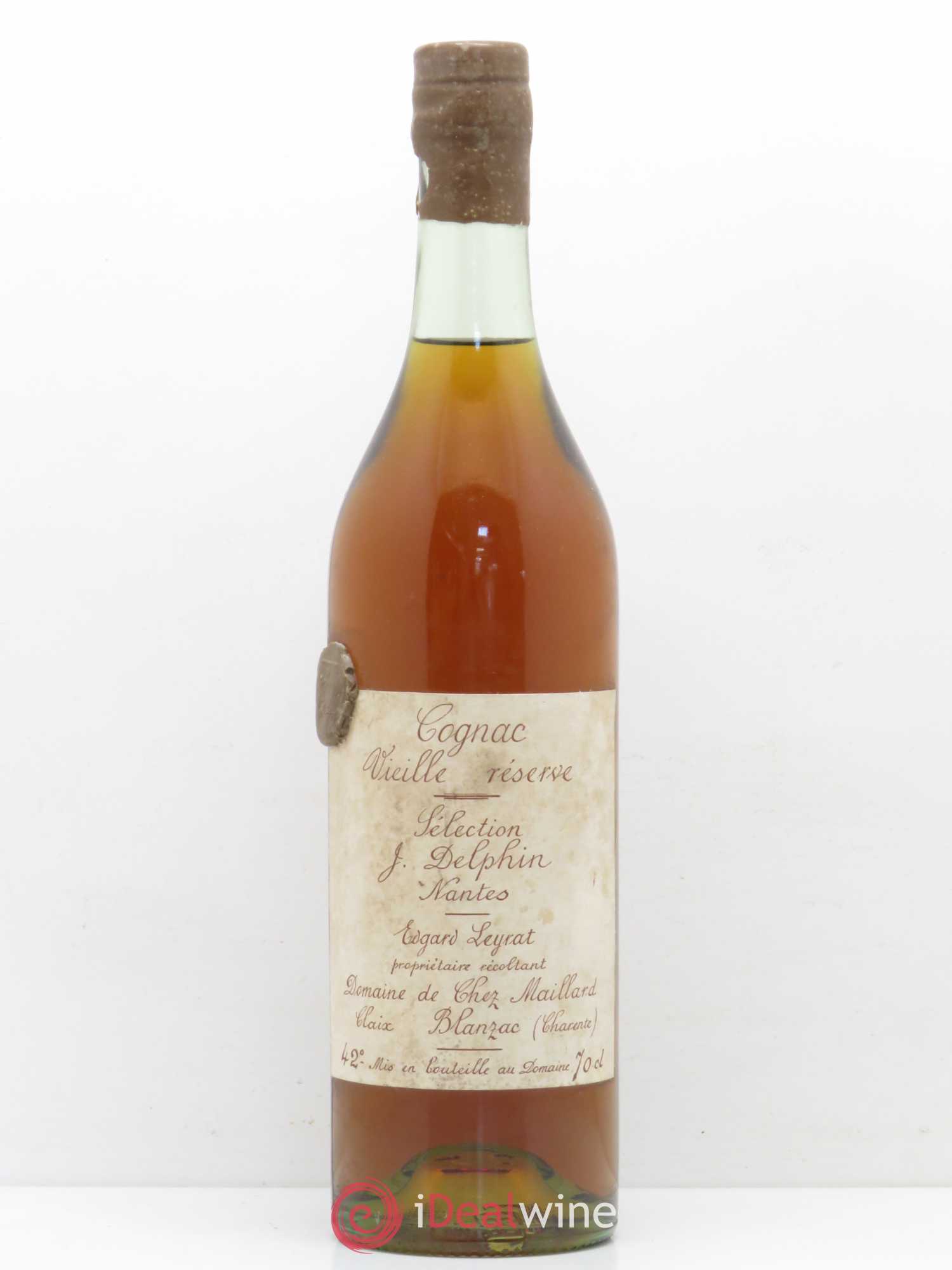 Cognac Vieille Réserve Edgard Leyrat - Posten von 1 Flasche - 0