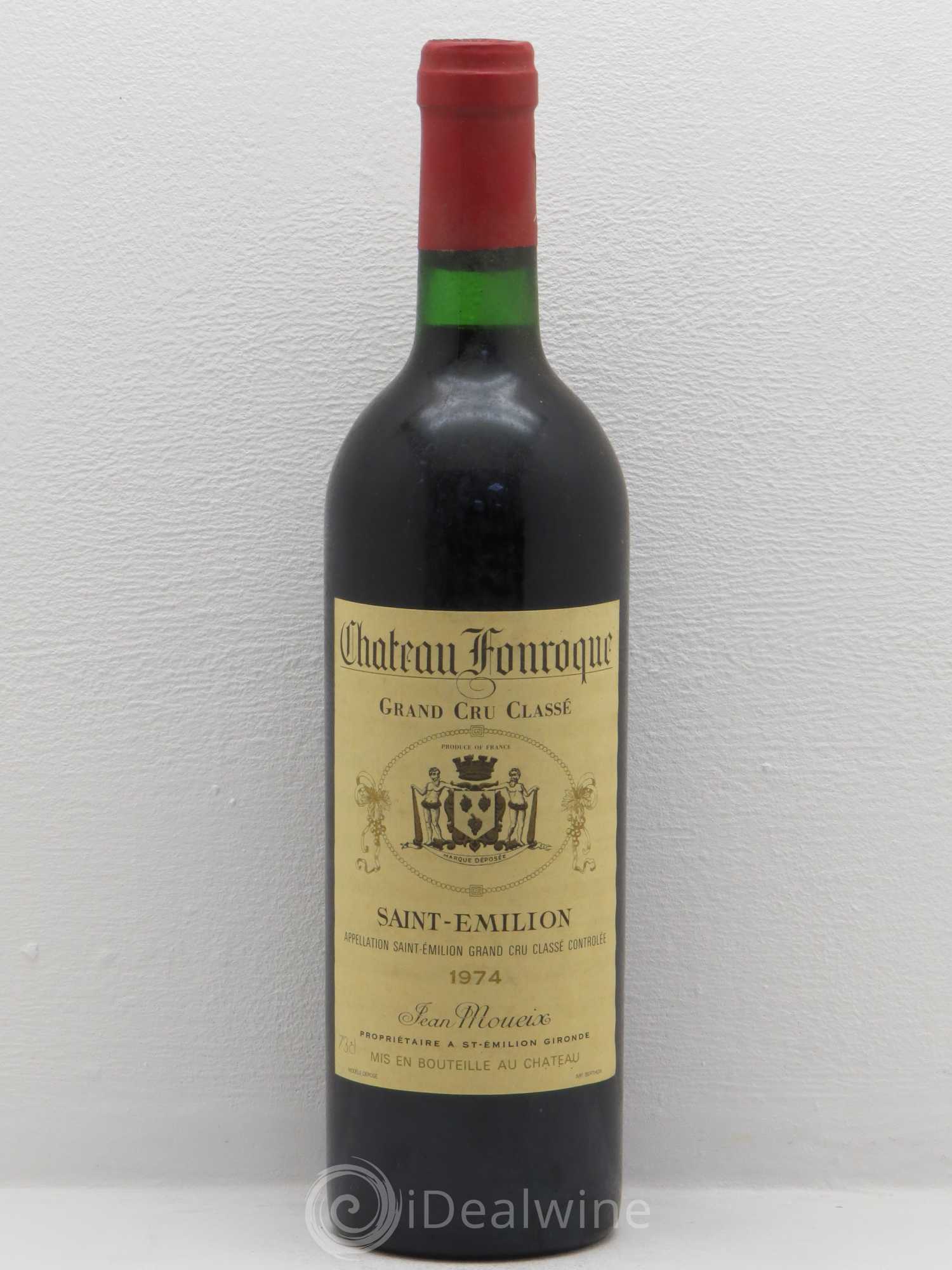 Château Fonroque Grand Cru Classé (sans prix de réserve) 1974 - Lot de 1 bouteille - 0