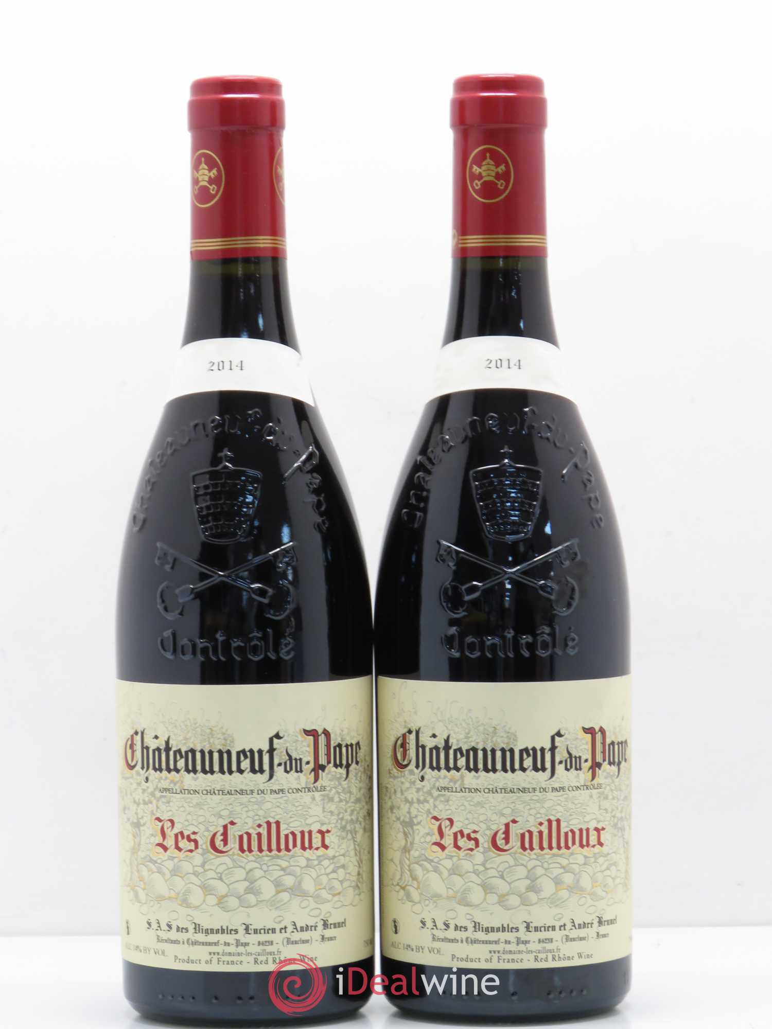 Châteauneuf-du-Pape Les Cailloux André Brunel 2014 - Lot de 2 bouteilles - 0