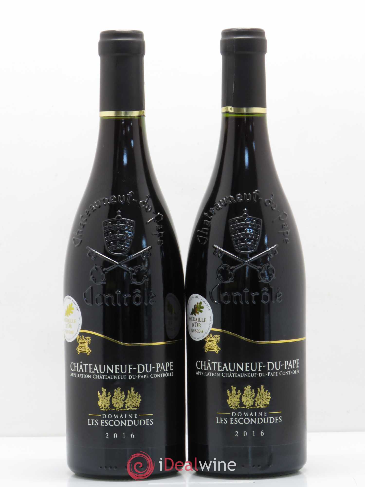 Châteauneuf-du-Pape Domaine des Escandudes 2016 - Posten von 2 Flaschen - 0