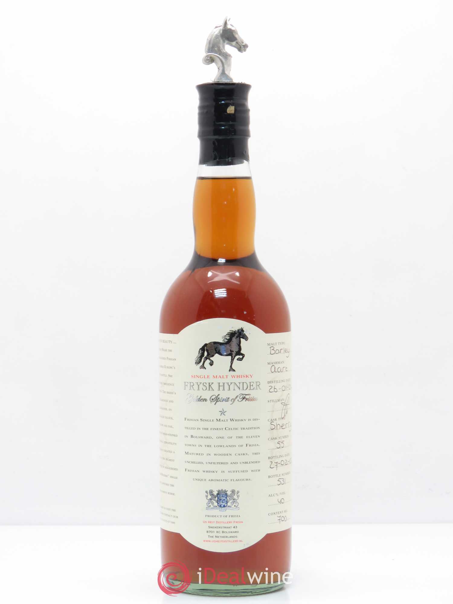 Whisky Fryske Hynder Cherry Cask 2004 - Posten von 1 Flasche - 0