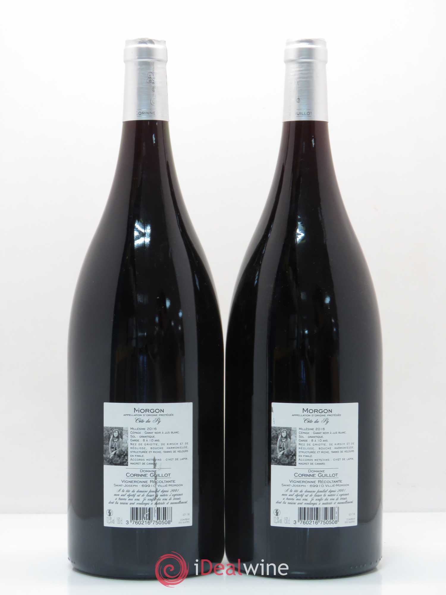 Morgon Cote du Py Corinne Guillot 2016 - Posten von 2 Magnum - 1