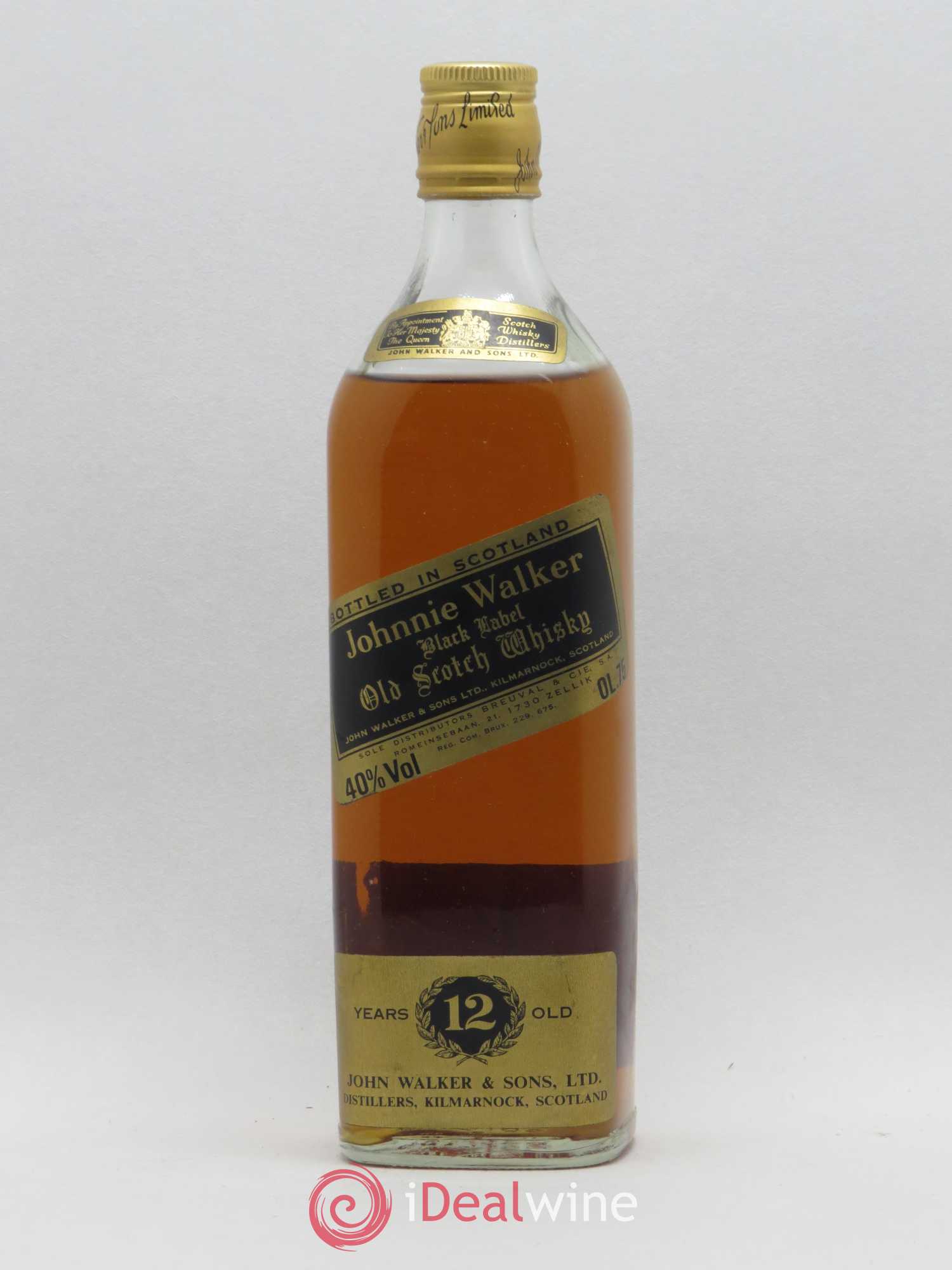 Whisky Johnnie Walker 12 ans d'âge (sans prix de réserve) - Posten von 1 Flasche - 0