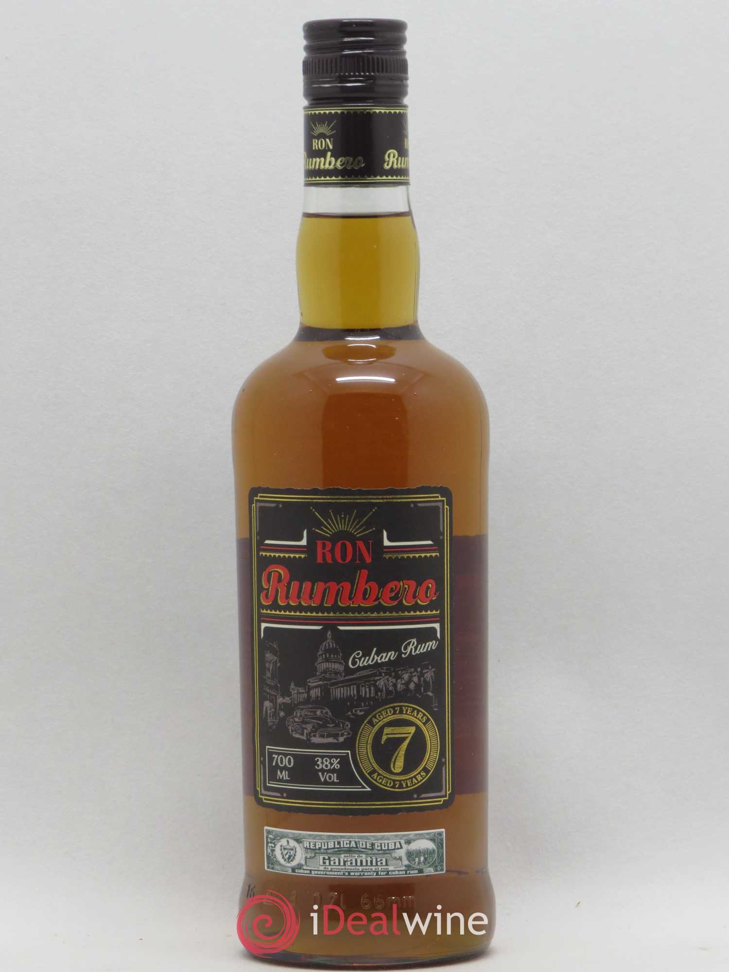 Rhum Rumbero 7 ans d'âge (sans prix de réserve) - Lot de 1 bouteille - 0