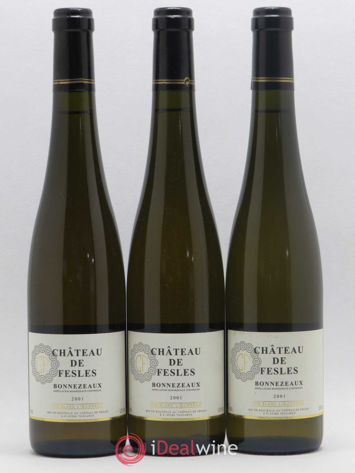 Bonnezeaux Château de Fesles 2001 - Lotto di 3 bottiglie - 0