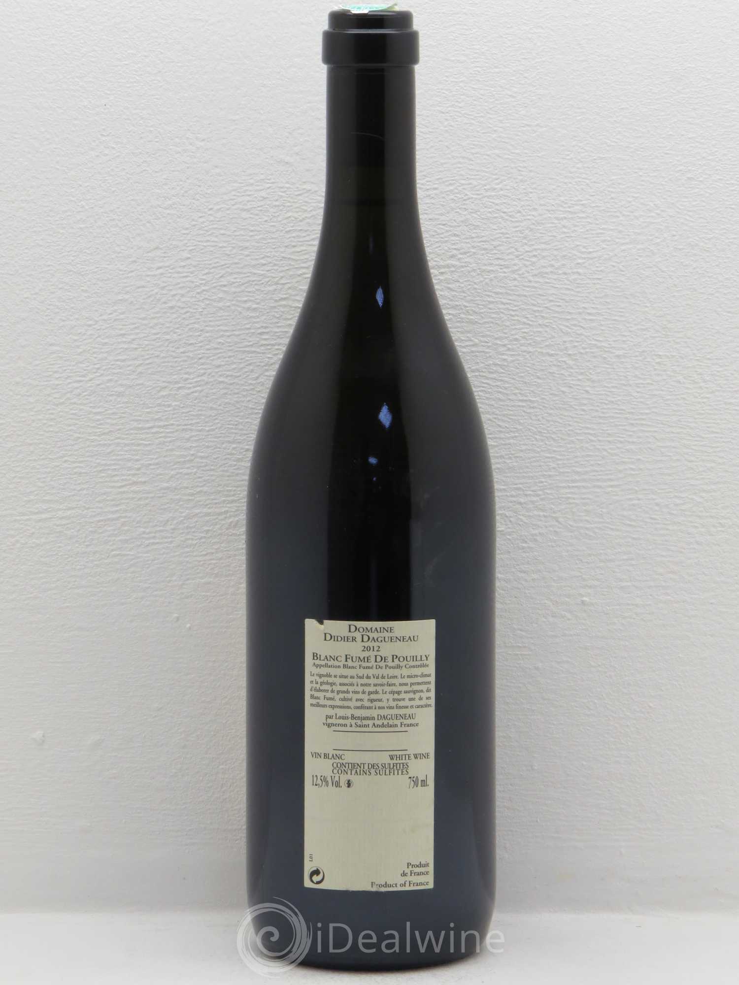 Pouilly-Fumé Louis Benjamin Dagueneau 2012 - Posten von 1 Flasche - 1