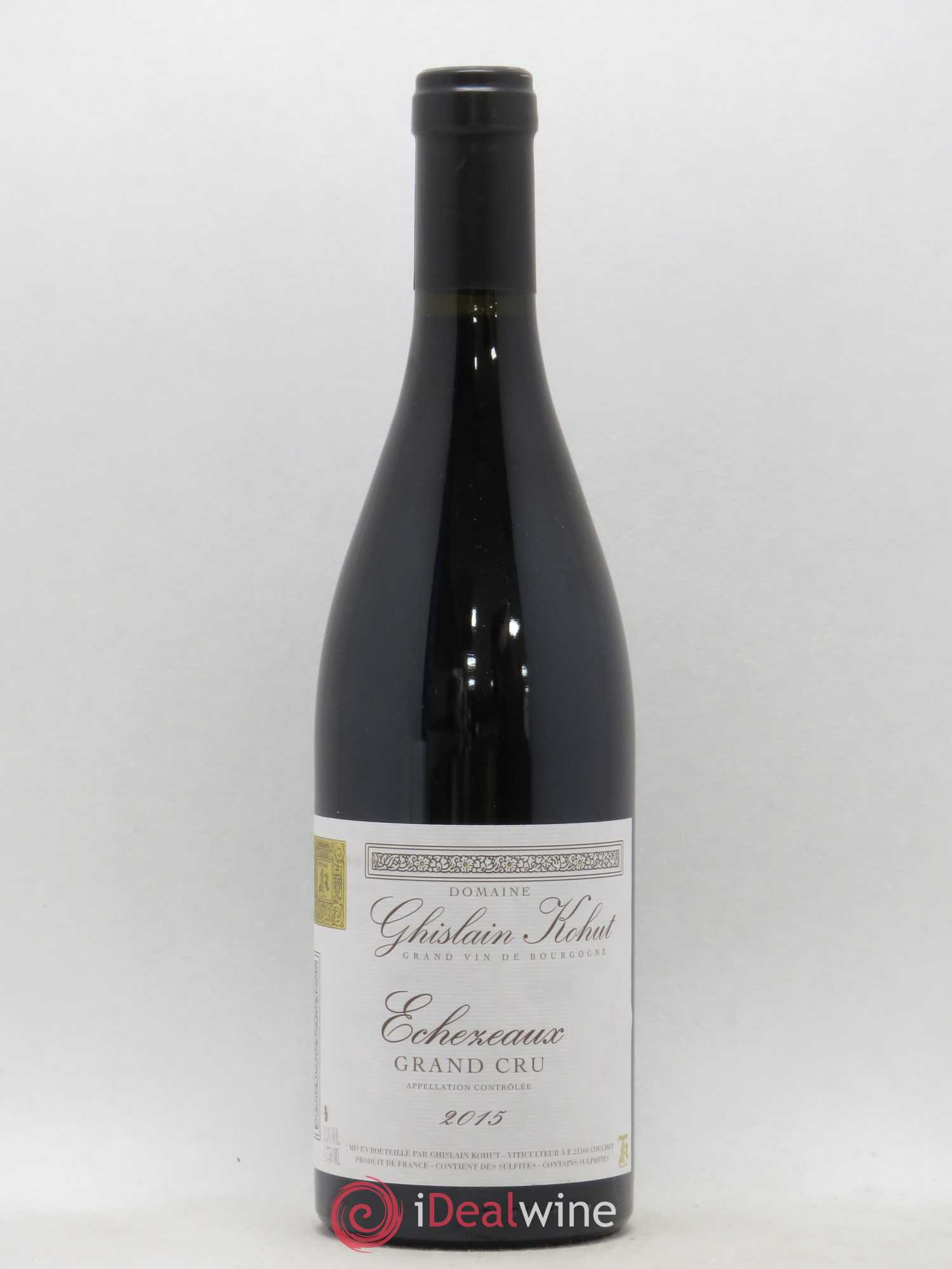 Echezeaux Grand Cru Domaine Ghislain Kohut 2015 - Lot de 1 bouteille - 0