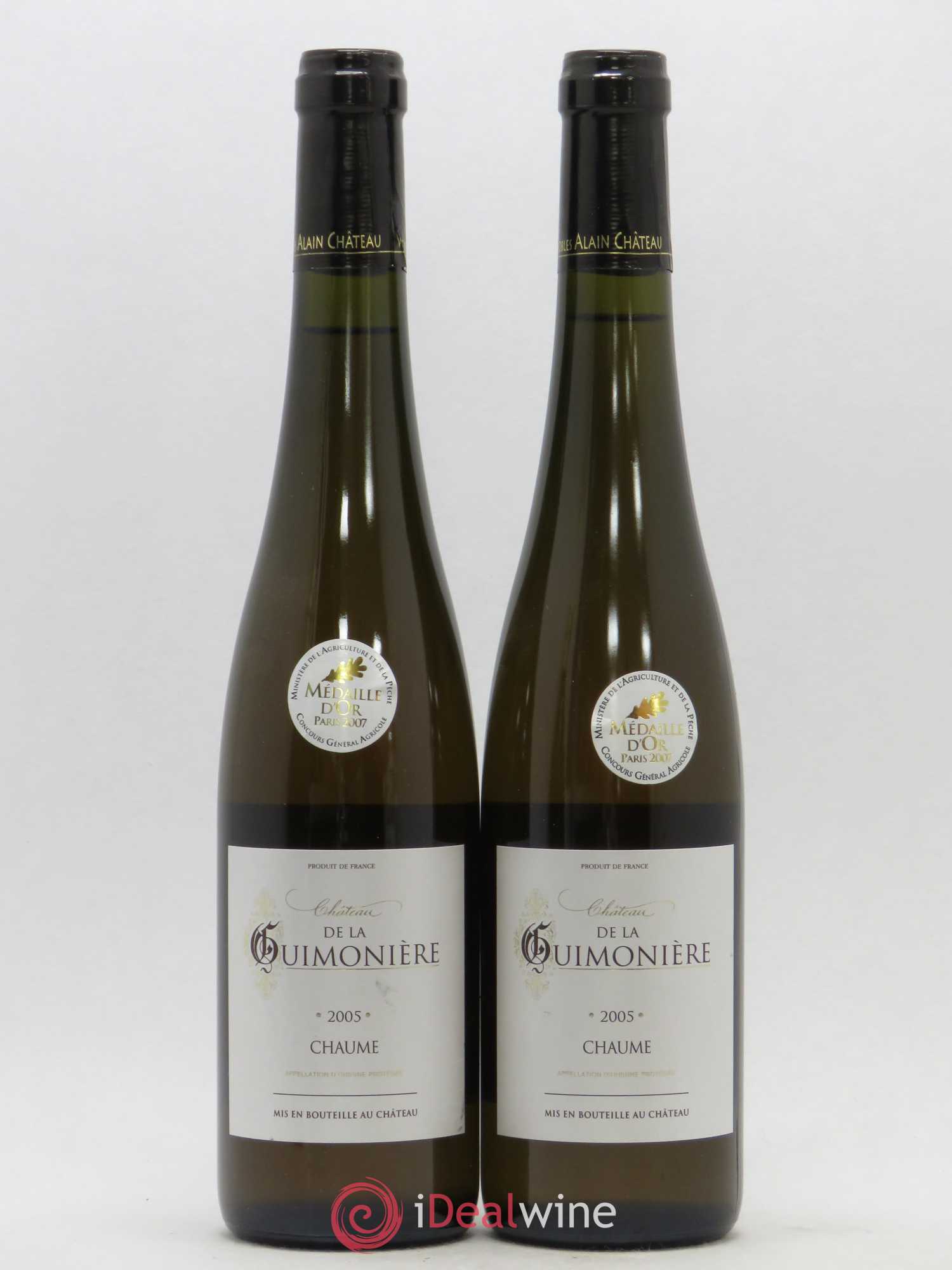 Coteaux du Layon Chaume Château de la Guimonière 2005 - Lotto di 2 bottiglie - 0
