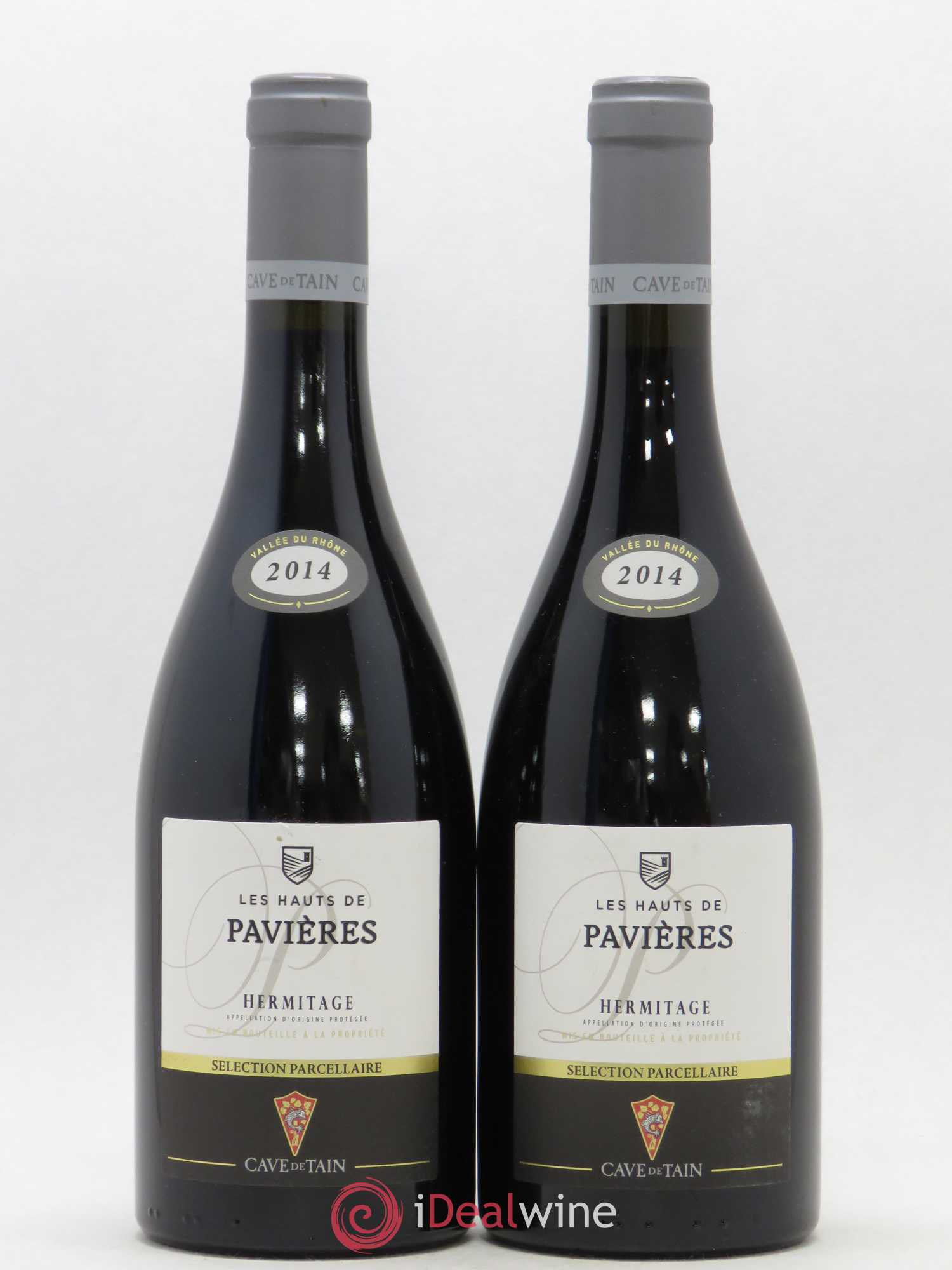 Hermitage Les Hauts De Pavières Caves De Tain 2014 - Posten von 2 Flaschen - 0