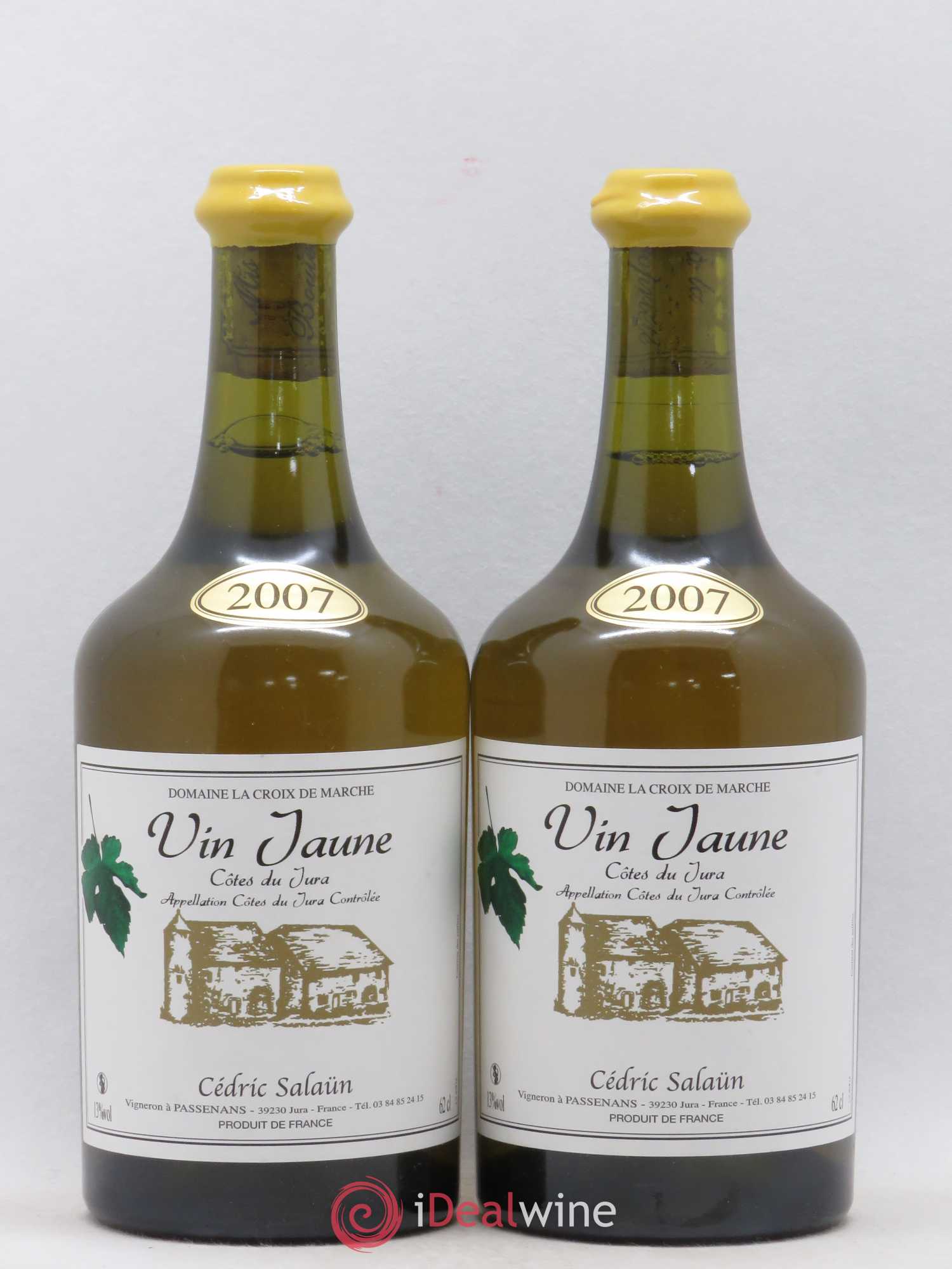 Côtes du Jura Vin Jaune 2007 - Posten von 2 Flaschen - 0