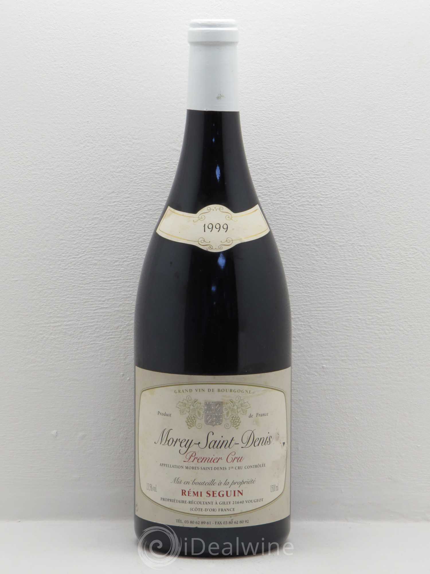 Morey-Saint-Denis 1er Cru Remy Seguin 1999 - Lot de 1 magnum - 0