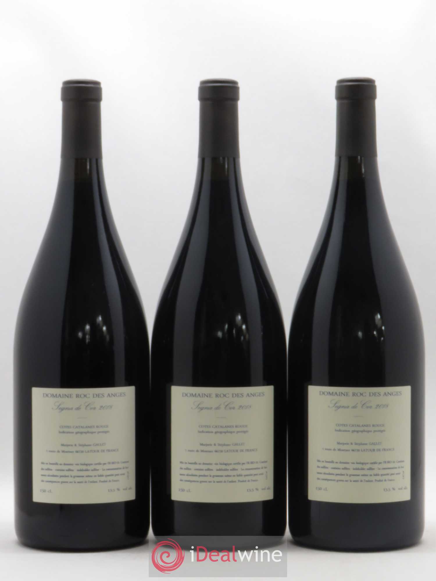 Côtes Catalanes (VDP des Côtes Catalanes) Segna de Cor Le Roc des Anges 2018 - Lot de 3 magnums - 1