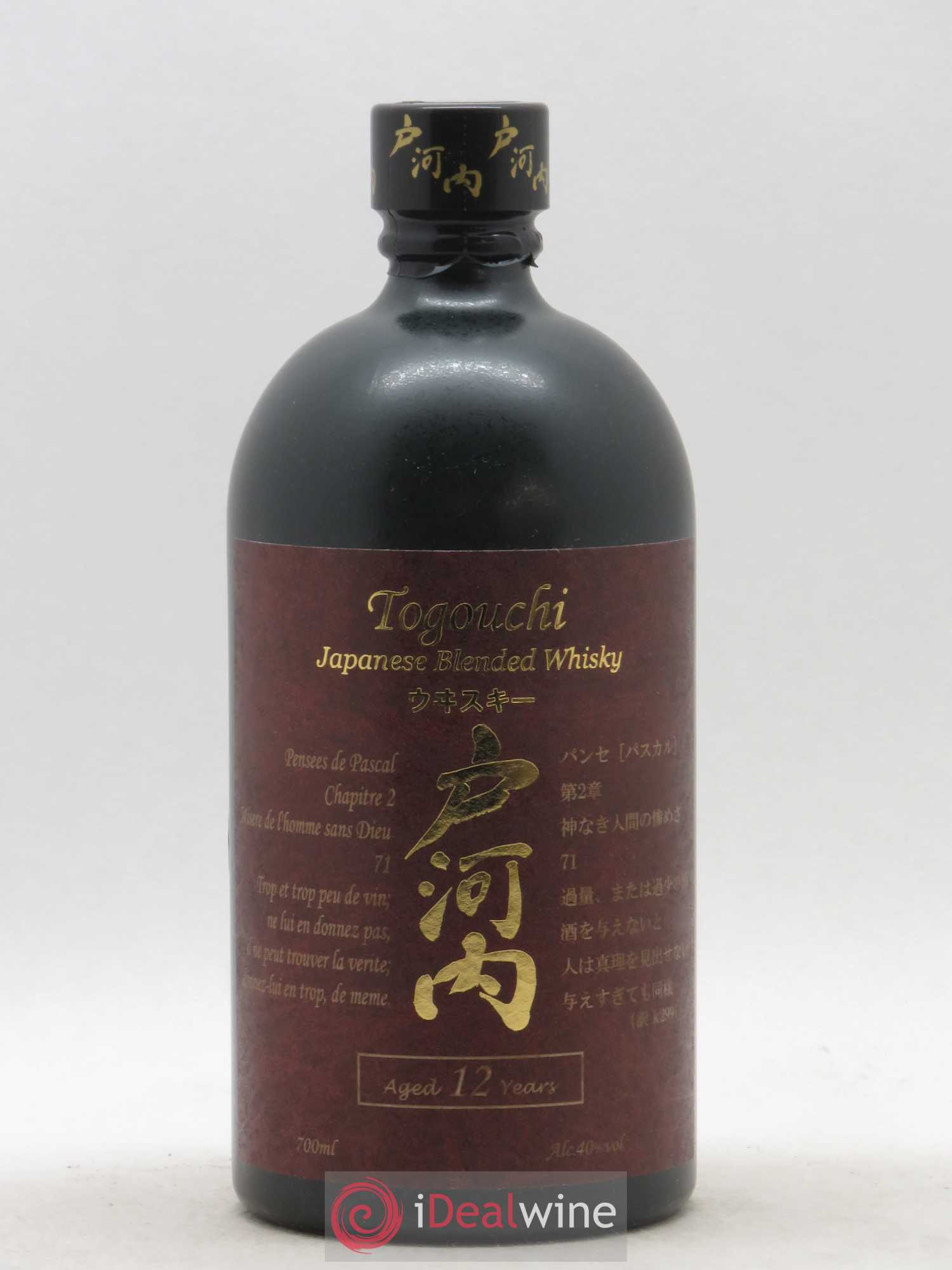 Whisky Malt et Grain Togouchi 12 ans - Posten von 1 Flasche - 0
