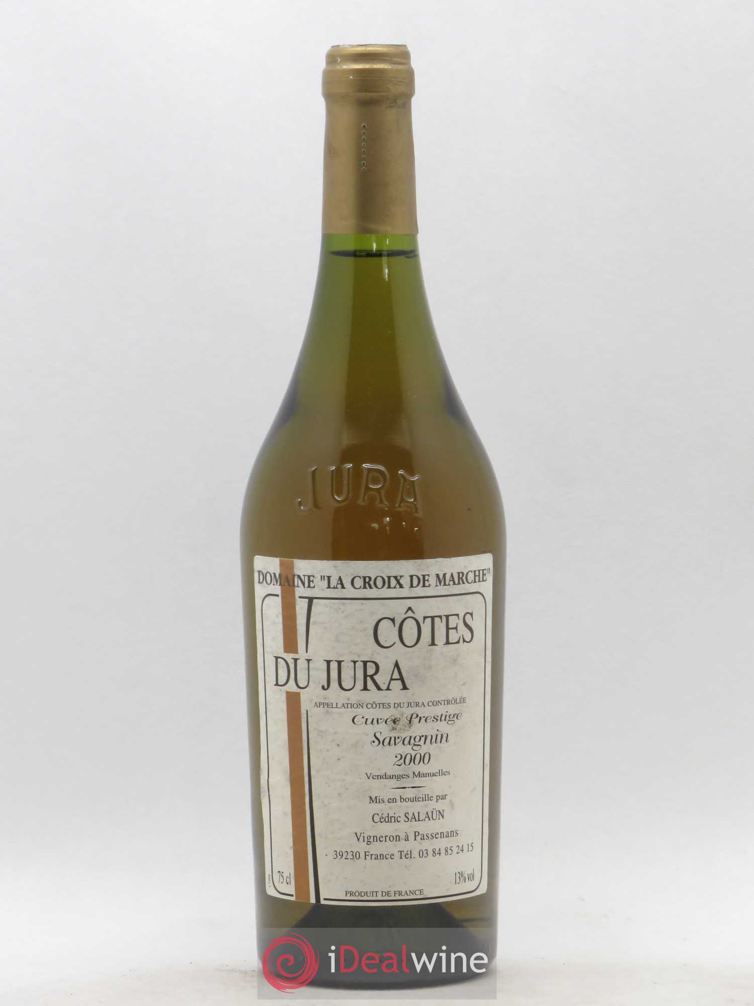 Côtes du Jura Savagnin Cuvée Prestige Domaine La Croix de Marche Cédric Salaun 2000 - Posten von 1 Flasche - 0