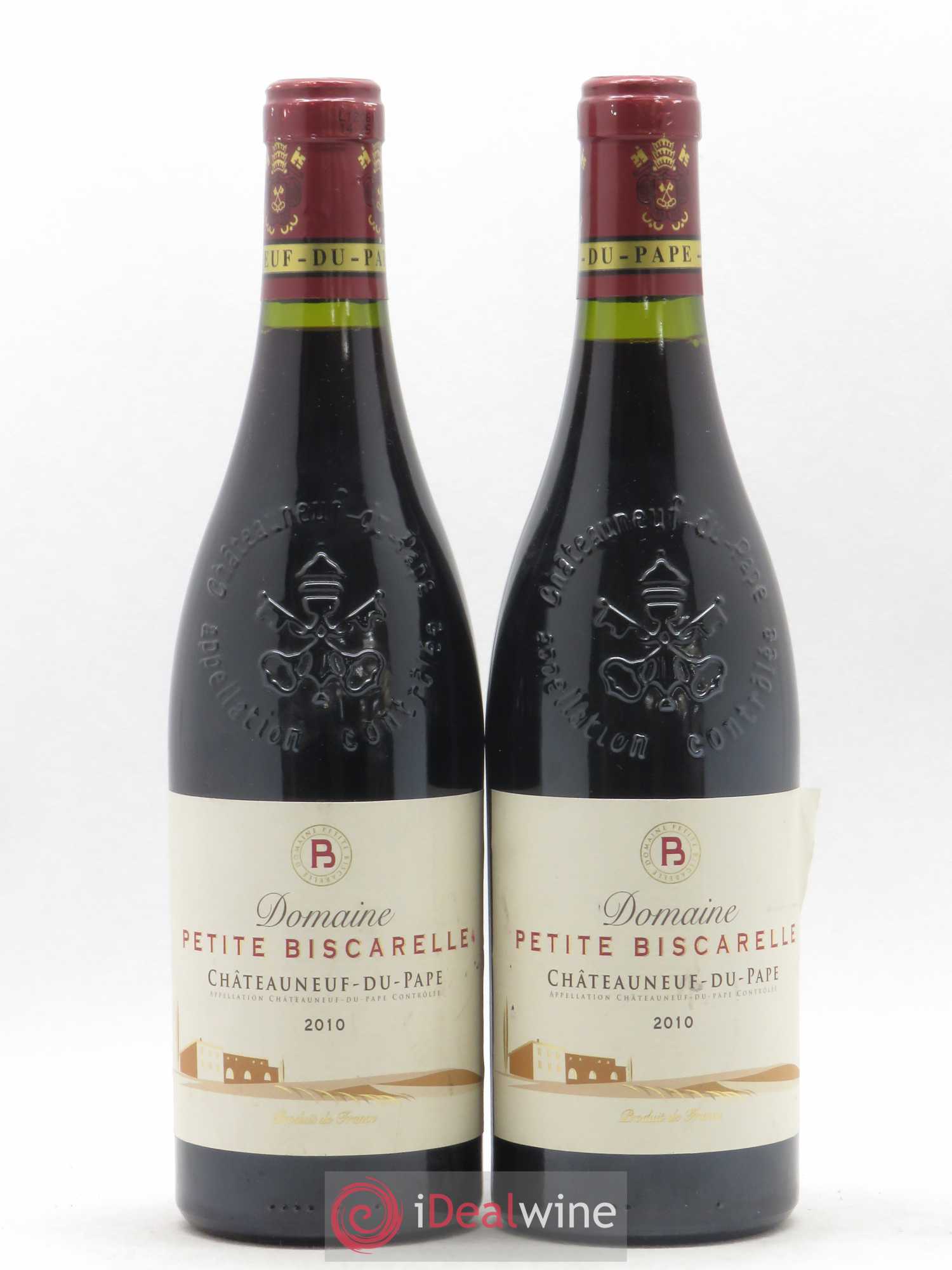 Châteauneuf-du-Pape Domaine Petite Biscarelle 2010 - Lot de 2 bouteilles - 0