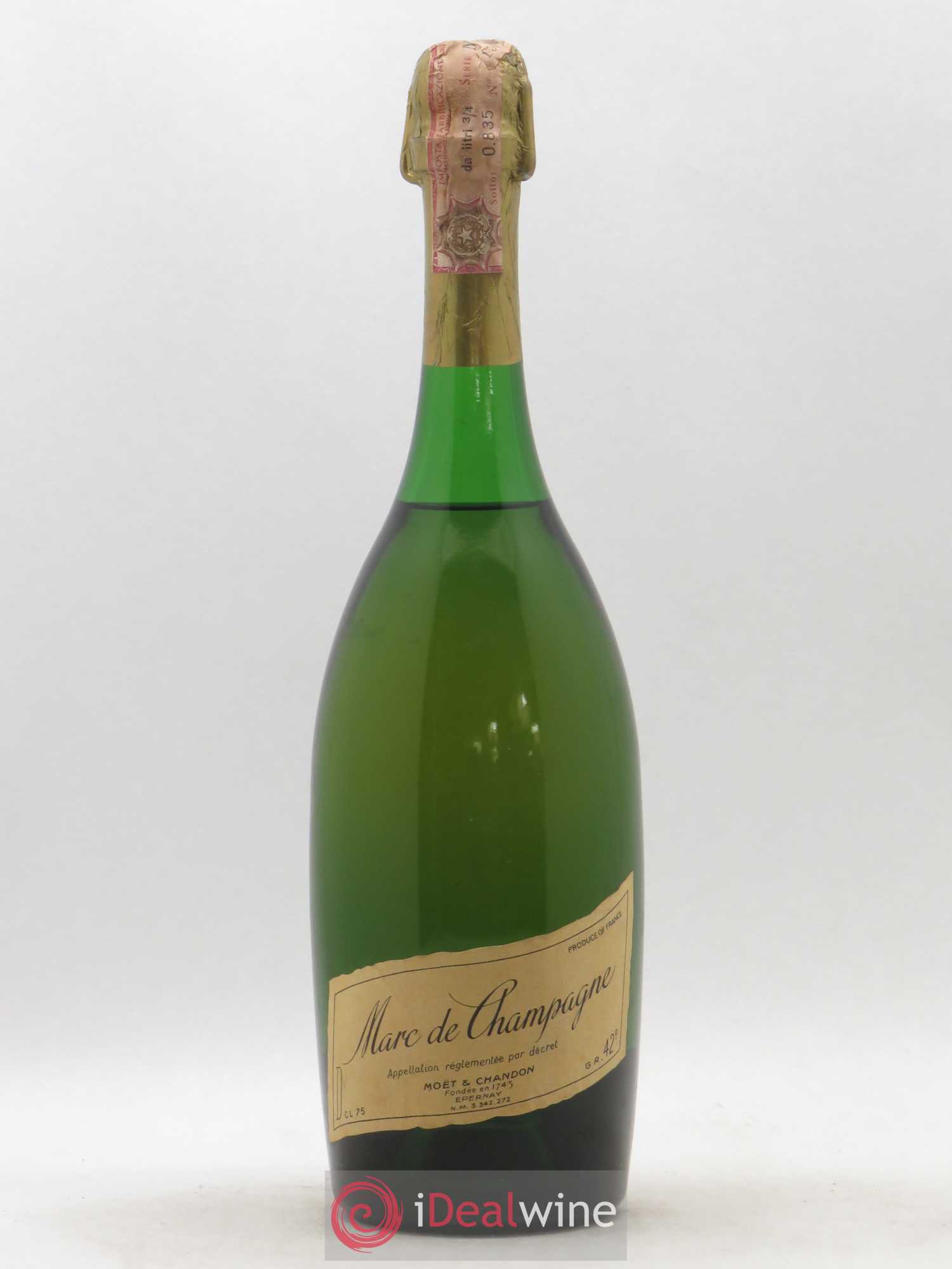 Marc de Champagne Moët et Chandon - Lot de 1 bouteille - 0