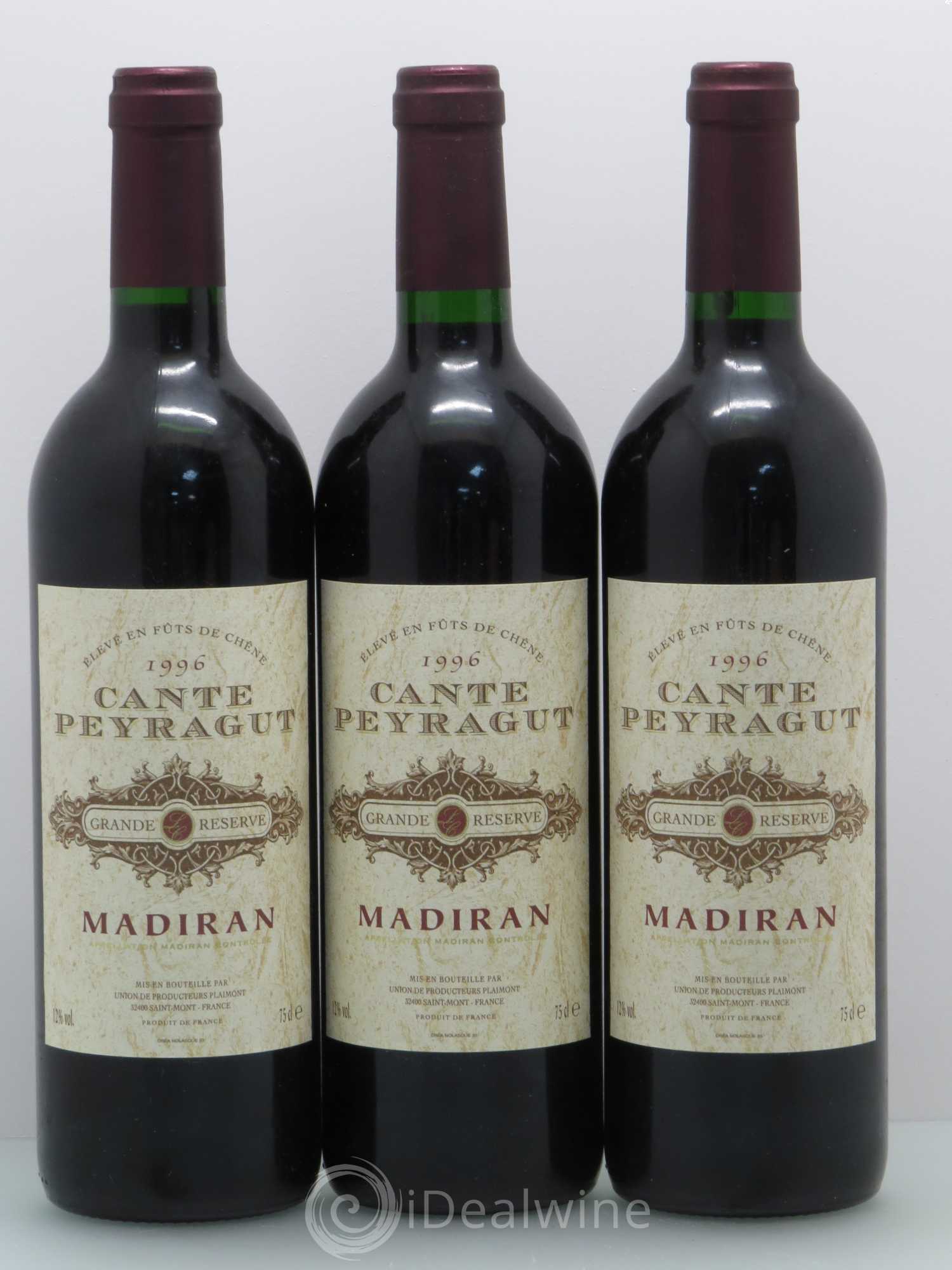 Madiran Cante Peyragut. Grande réserve 1996 - Posten von 6 Flaschen - 2