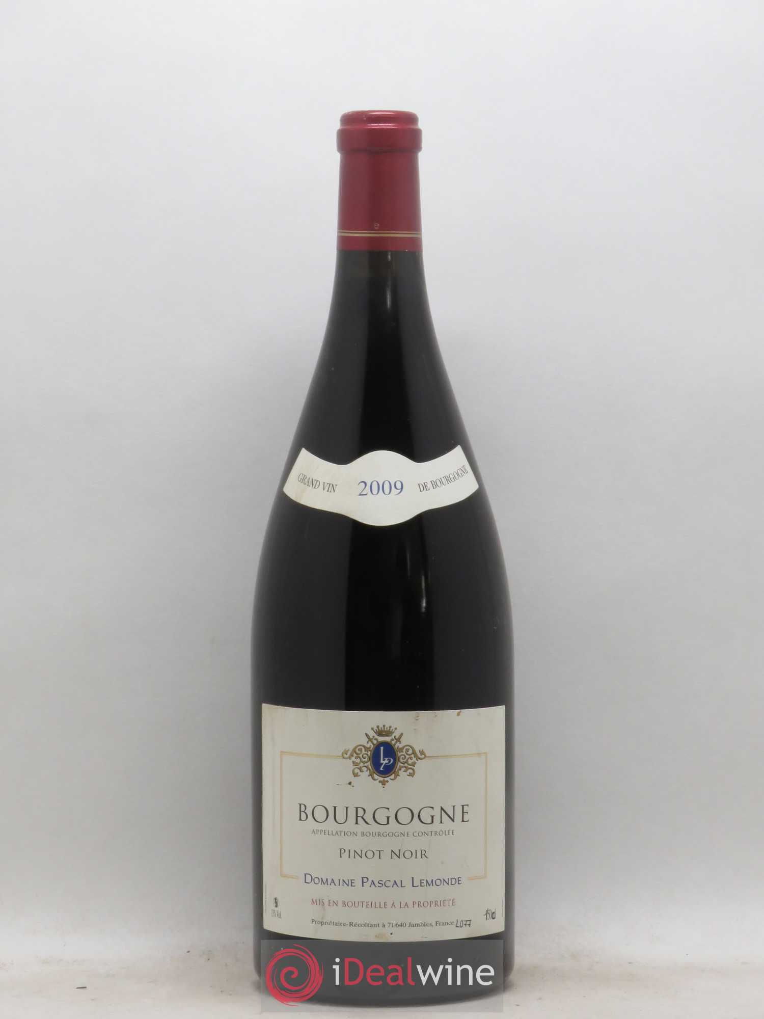 Bourgogne Pinot Noir Pascal Lemonde 2009 - Posten von 1 Magnum - 0