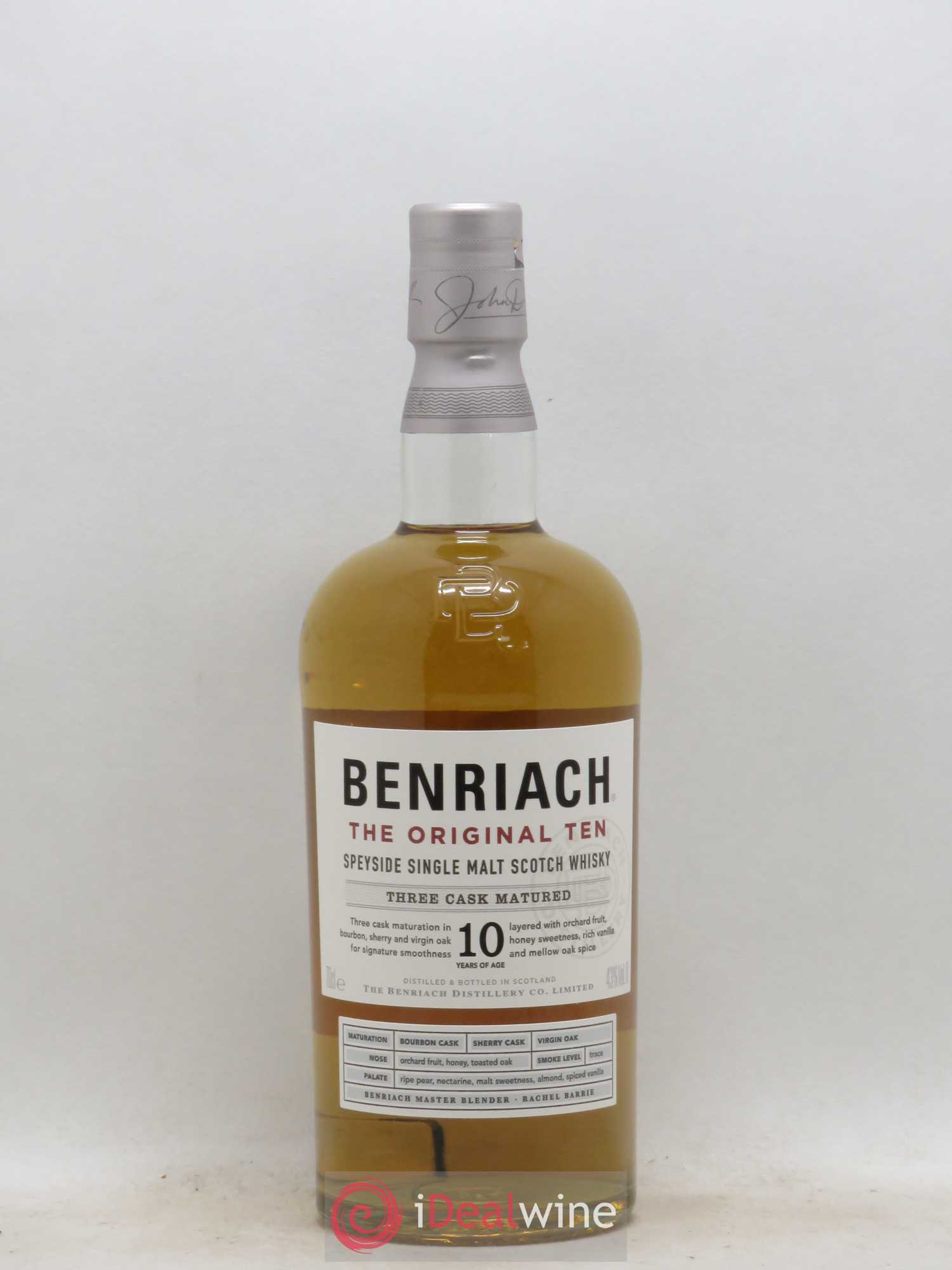 Whisky Ecossais Benriach 10 ans The Original Ten Three Cask Matured 2010 - Posten von 1 Flasche - 0