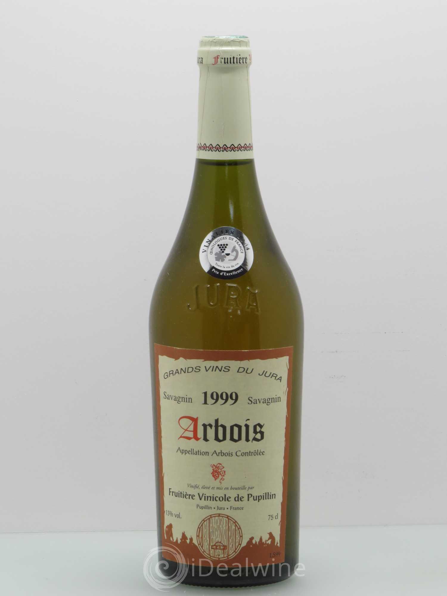 Arbois Cépage Savagnin - Fruitière de Pupillin 1999 - Posten von 1 Flasche - 0