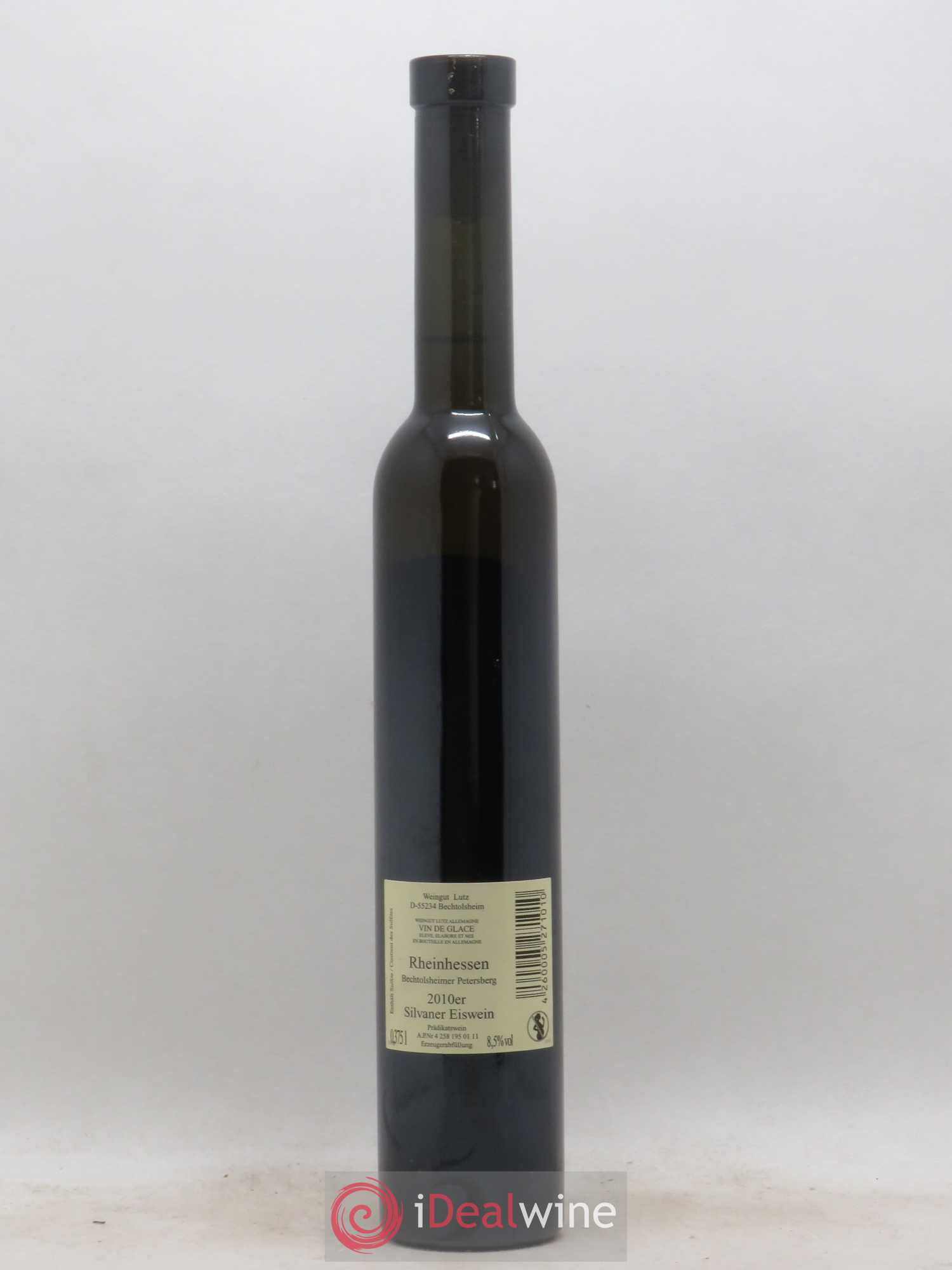 Allemagne Rheinhessen Silvaner Eiswein Weingut Lutz (sans prix de réserve) 2010 - Lot de 1 demi bouteille - 1
