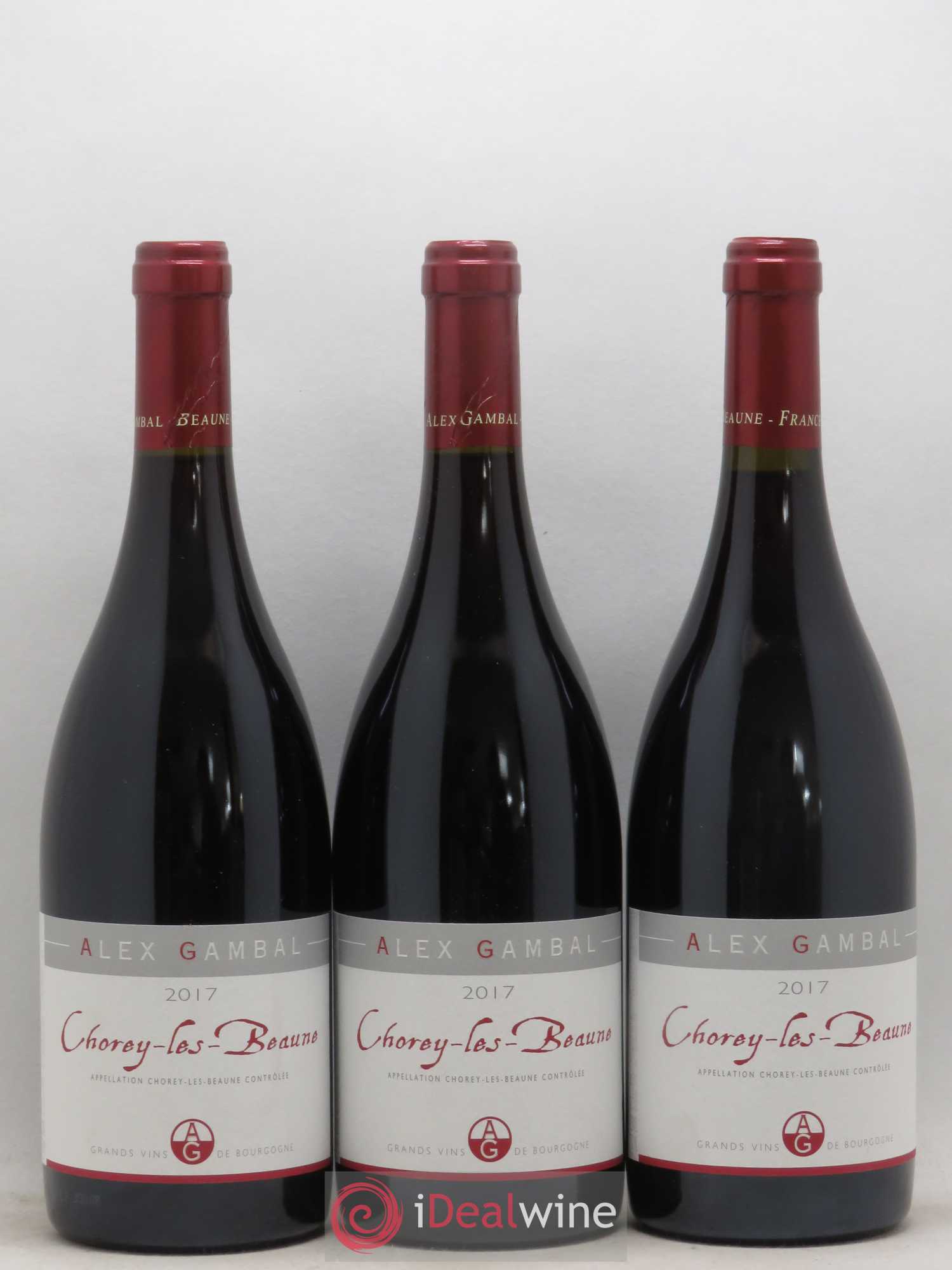 Chorey-lès-Beaune Alex Gambal (Domaine) (sans prix de réserve) 2017 - Lot de 3 bouteilles - 0
