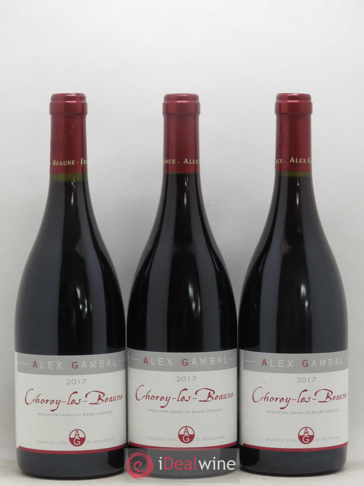 Chorey-lès-Beaune Alex Gambal (Domaine) (sans prix de réserve) 2017 - Lot de 3 bouteilles - 0