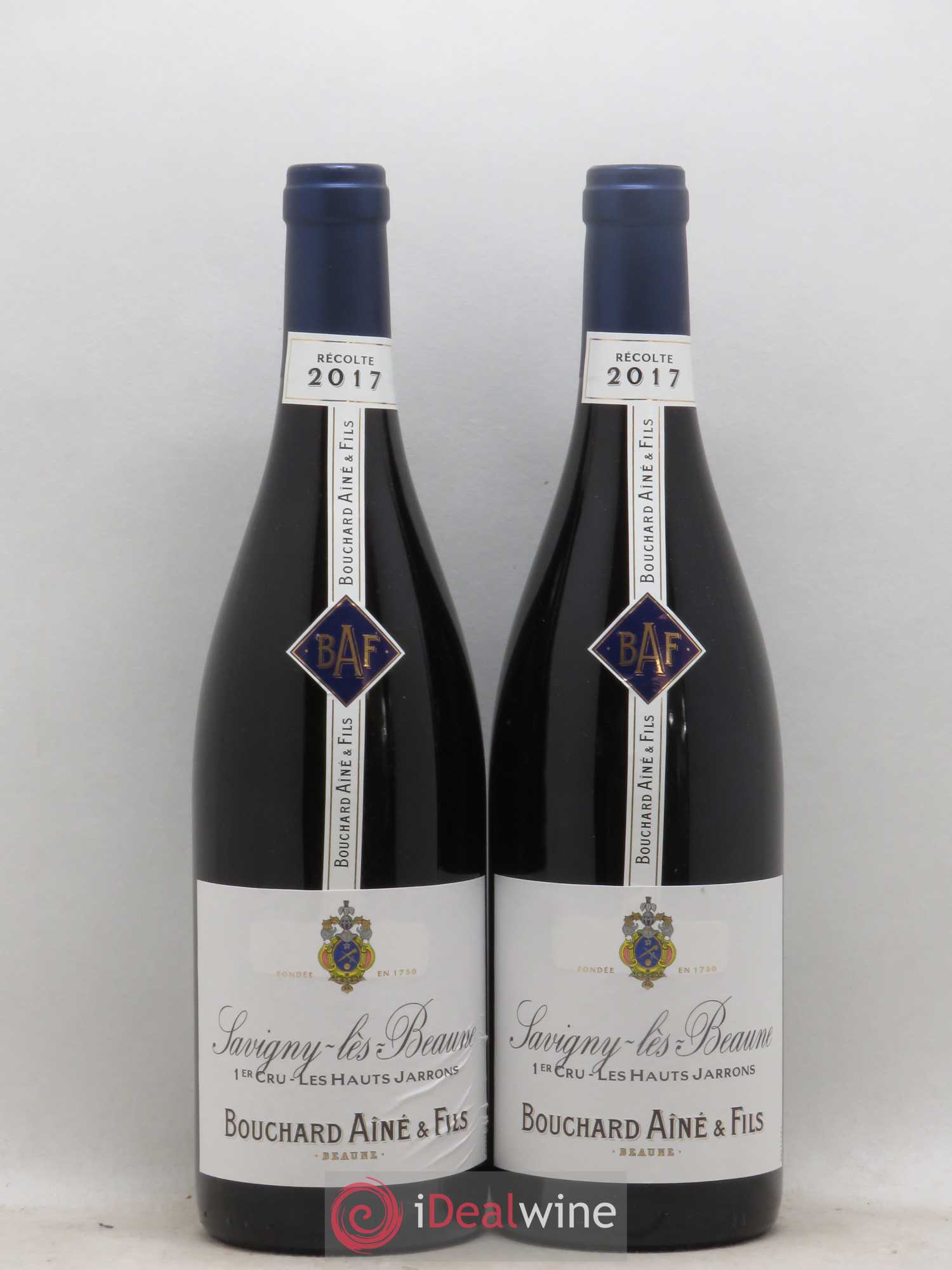 Savigny-lès-Beaune 1er Cru les Hauts Jarrons Bouchard Ainé et Fils 2017 - Posten von 2 Flaschen - 0