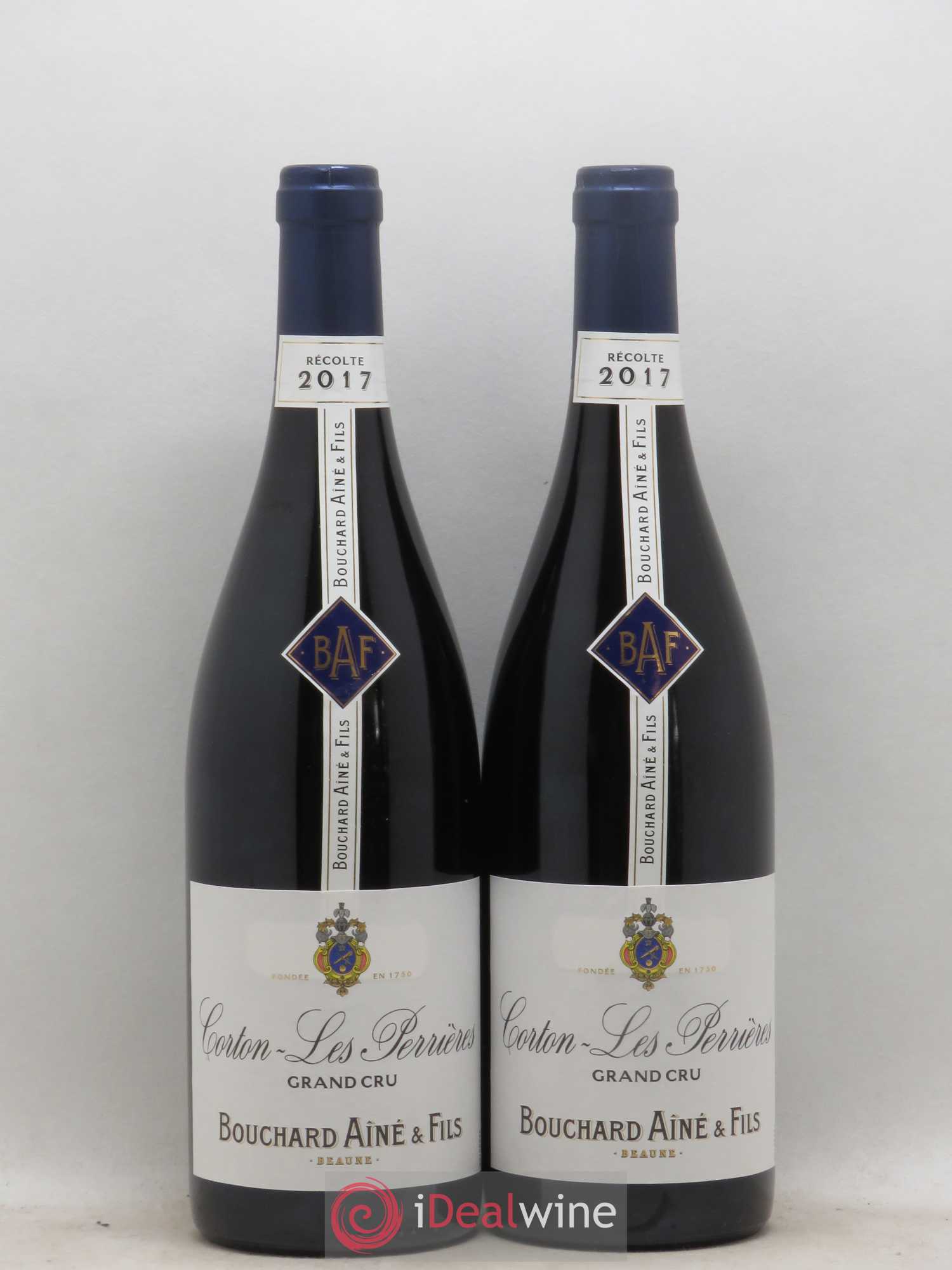 Corton Grand Cru Les Perrières Bouchard Ainé et Fils 2017 - Posten von 2 Flaschen - 0