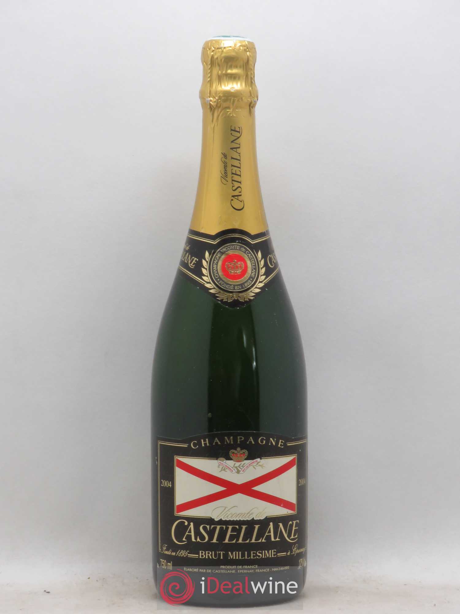 Champagne De Castellane brut millésimé 2004 - Lot of 1 bottle - 0