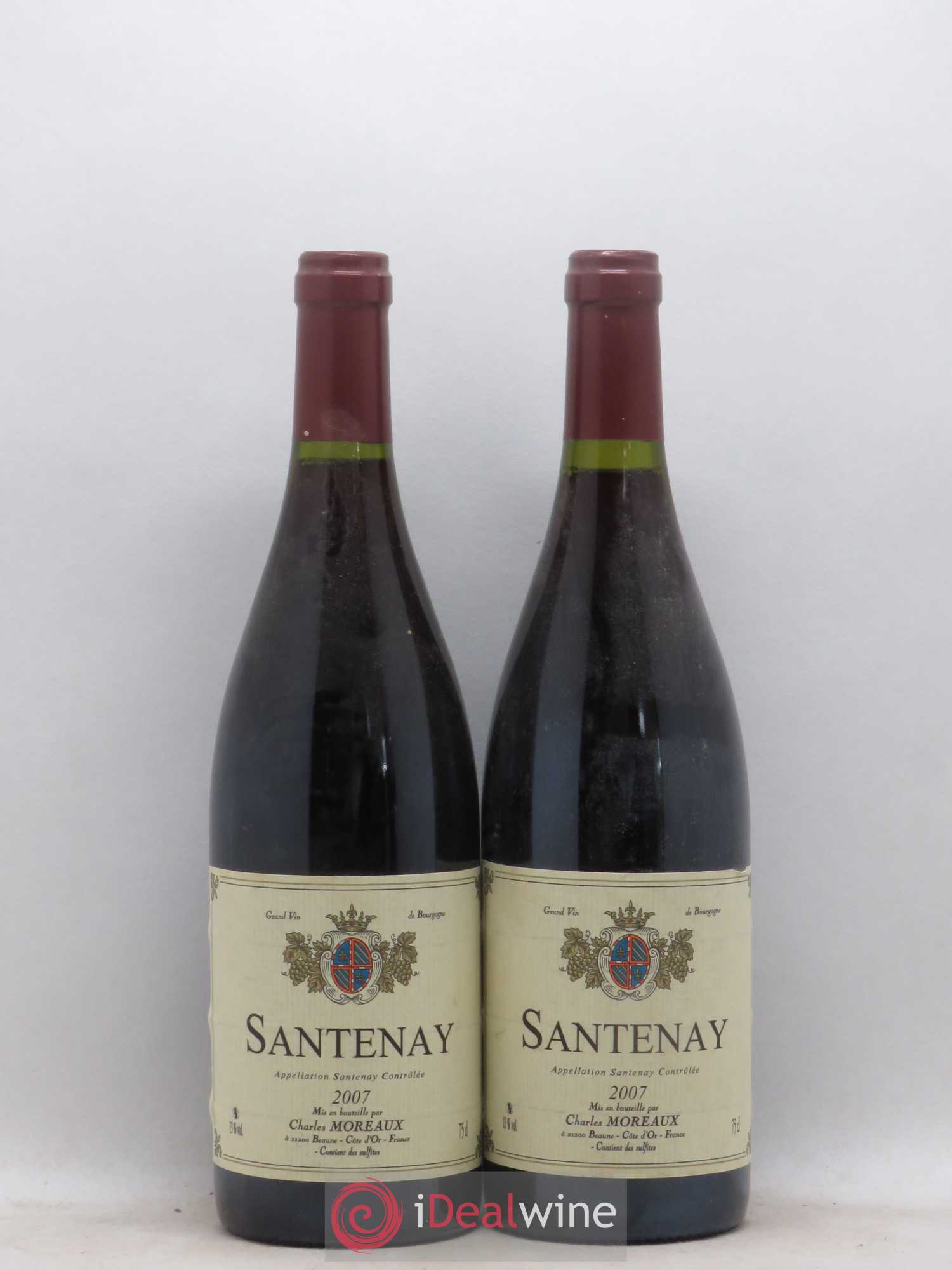 Santenay Maison Charles Moreaux 2007 - Posten von 2 Flaschen - 0