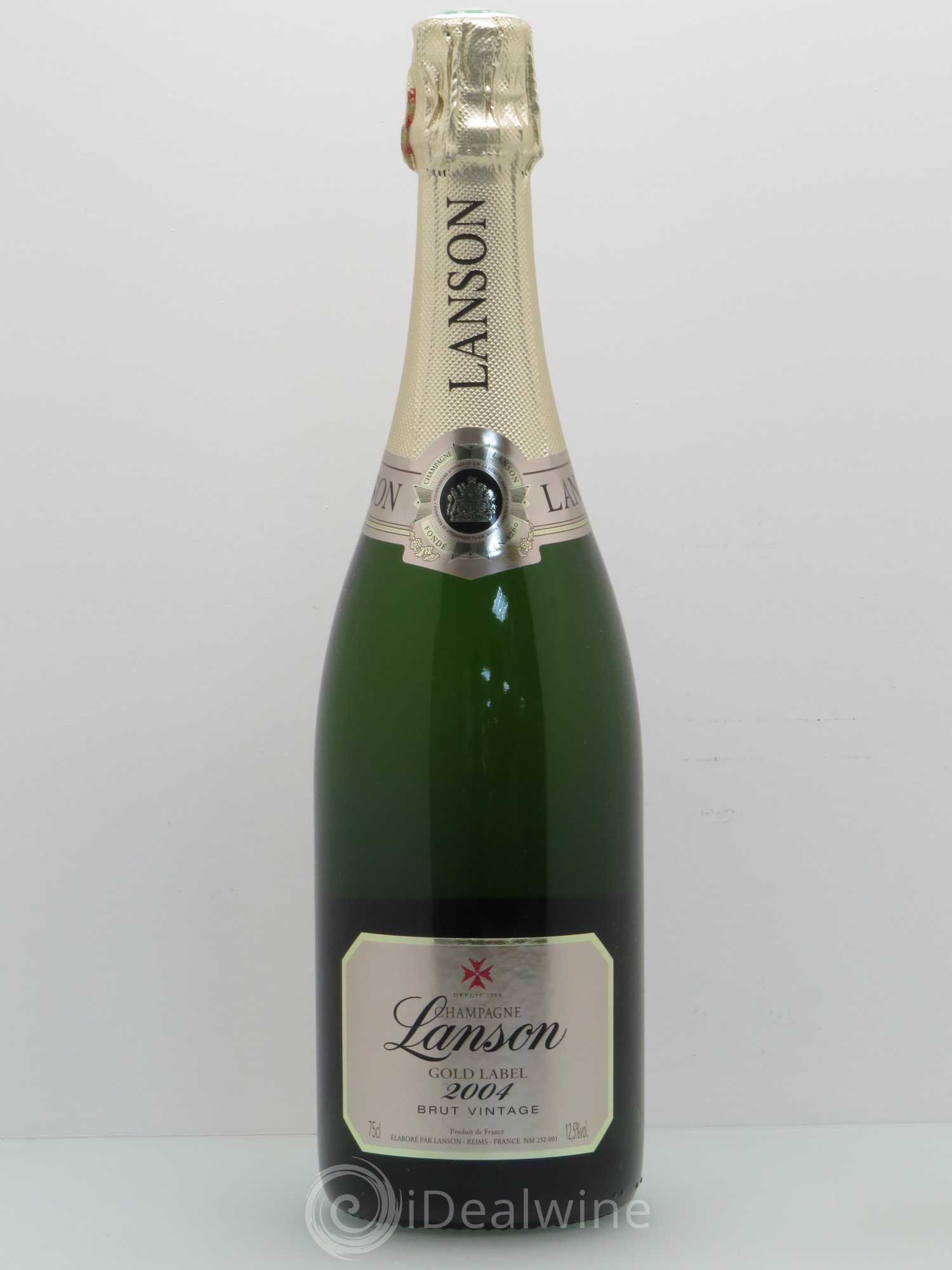 Vintage Collection Lanson 2004 - Lot de 1 bouteille - 0