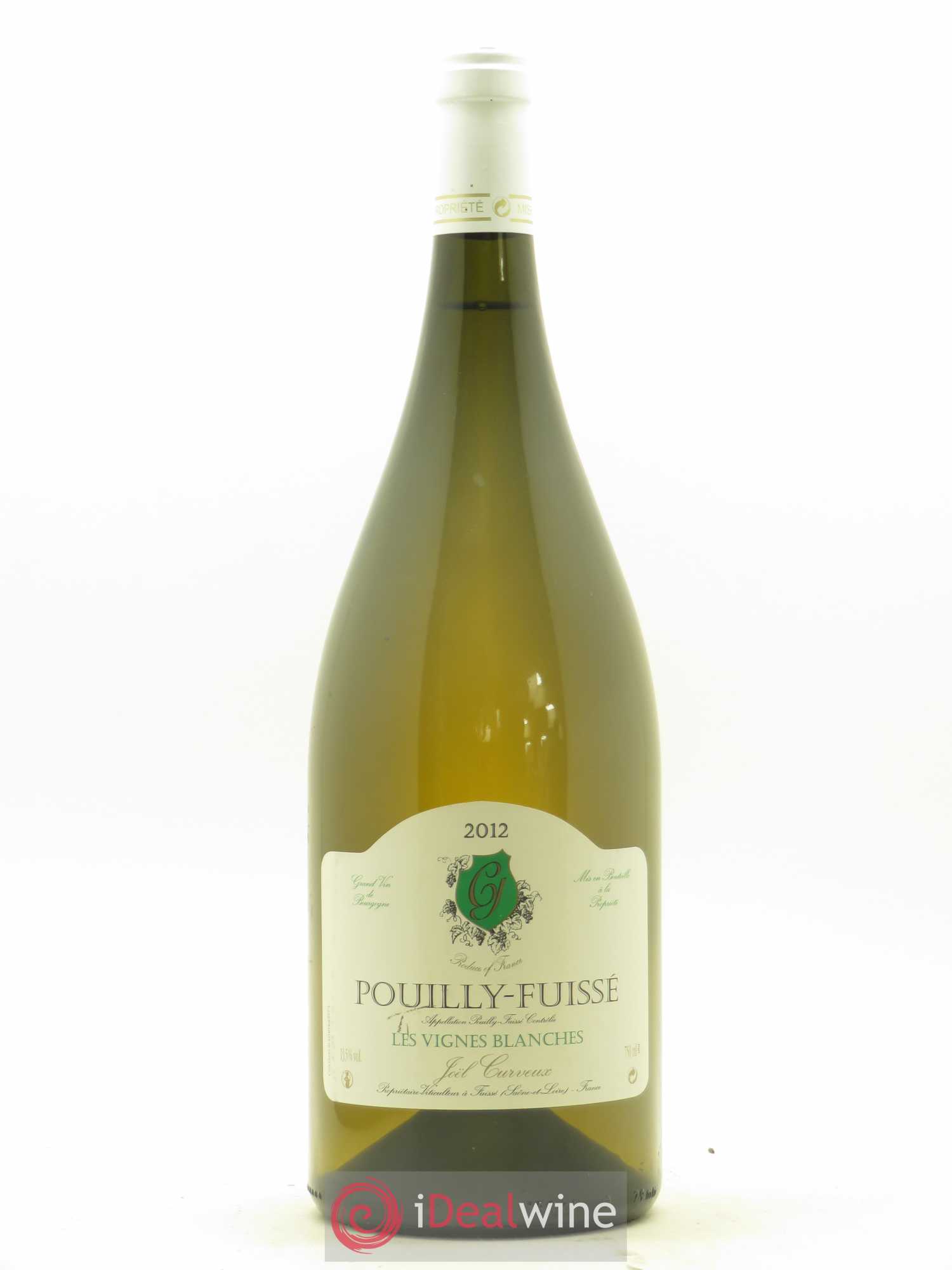 Pouilly-Fuissé Les Vignes Blanches Joel Curveux 2012 - Posten von 1 Magnum - 0