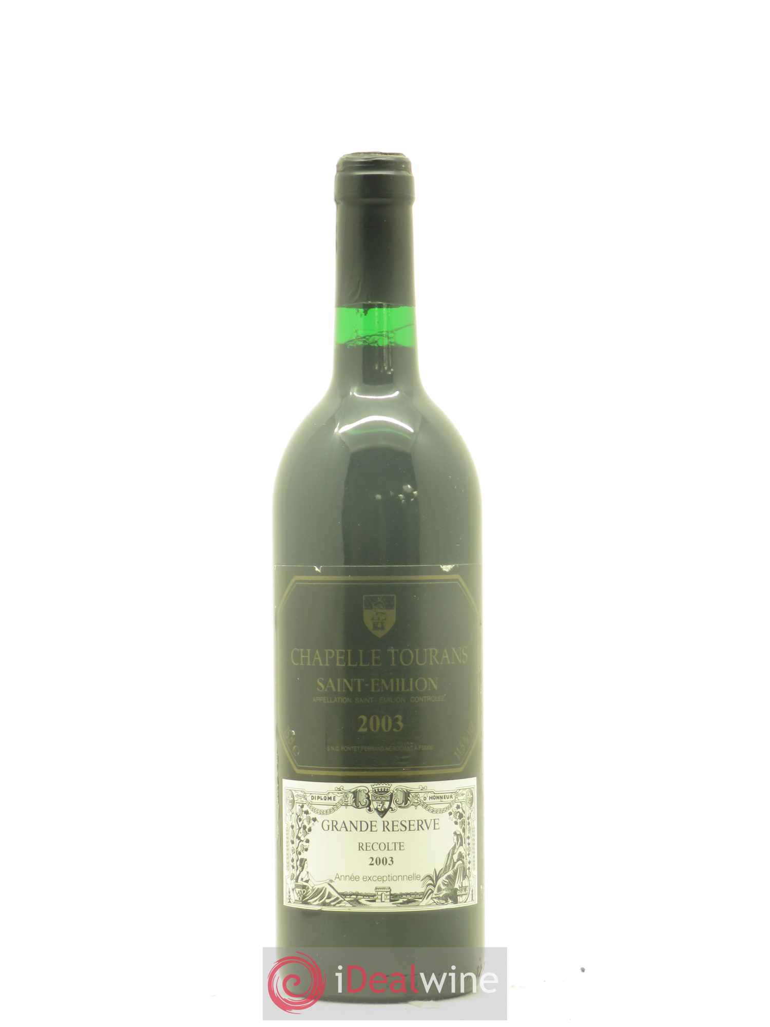Saint-Émilion Chapelle Tourans Grande Réserve (sans prix de réserve) 2003 - Posten von 1 Flasche - 0