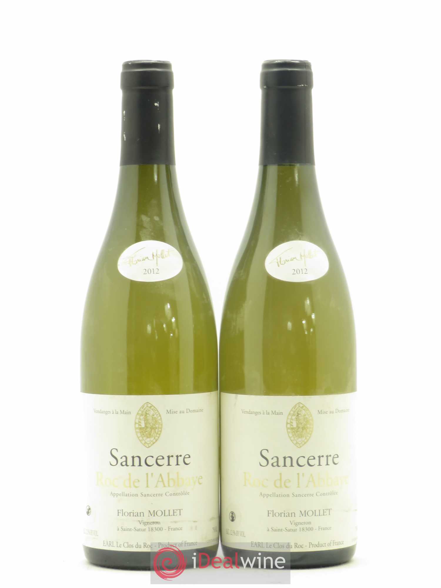 Sancerre Roc de L'Abbaye Domaine Le Clos du Roc Florian Mollet 2012 - Posten von 2 Flaschen - 0