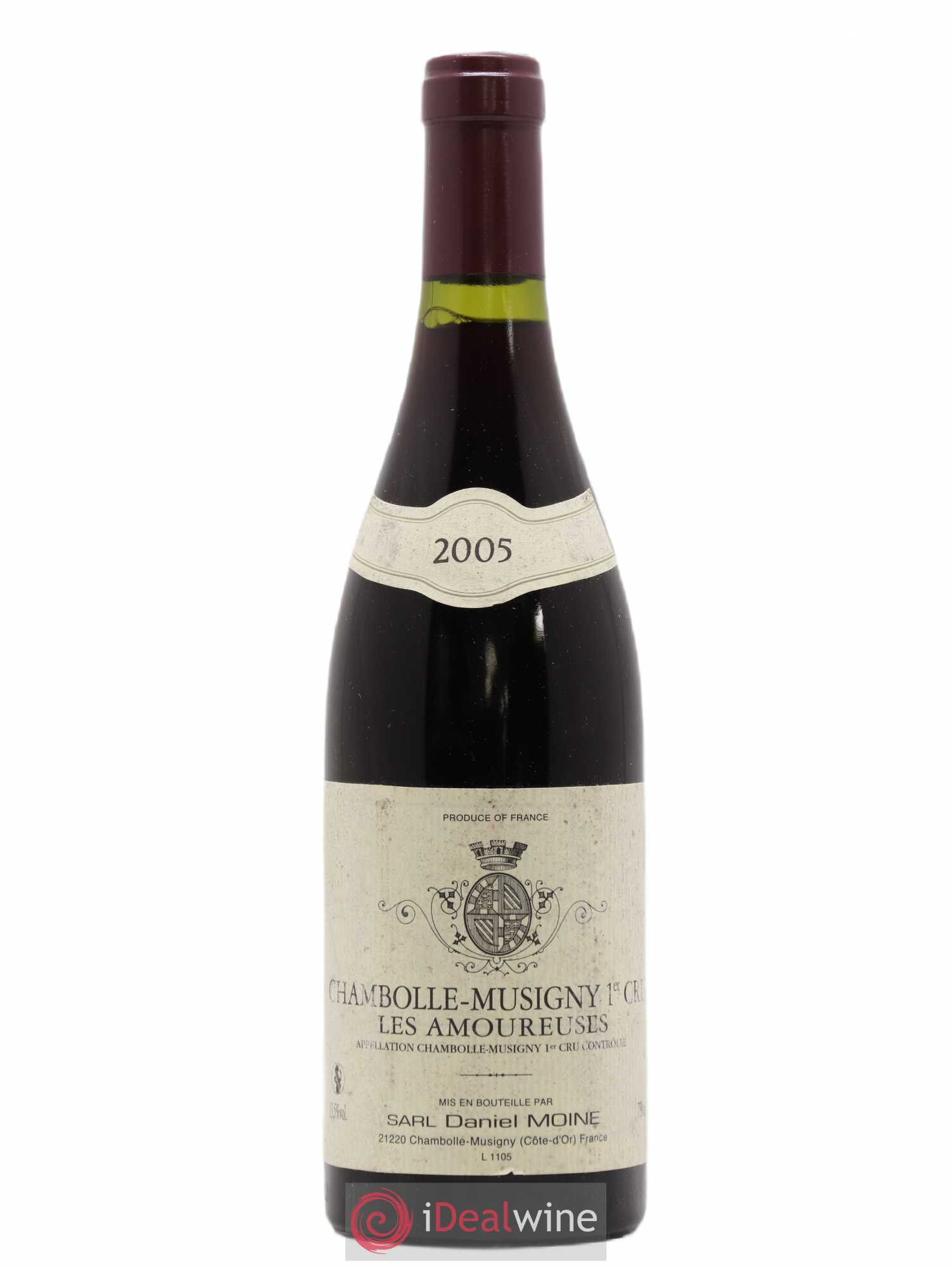 Chambolle-Musigny 1er Cru Les Amoureuses Moine-Hudelot (Domaine) 2005 - Lot de 1 bouteille - 0