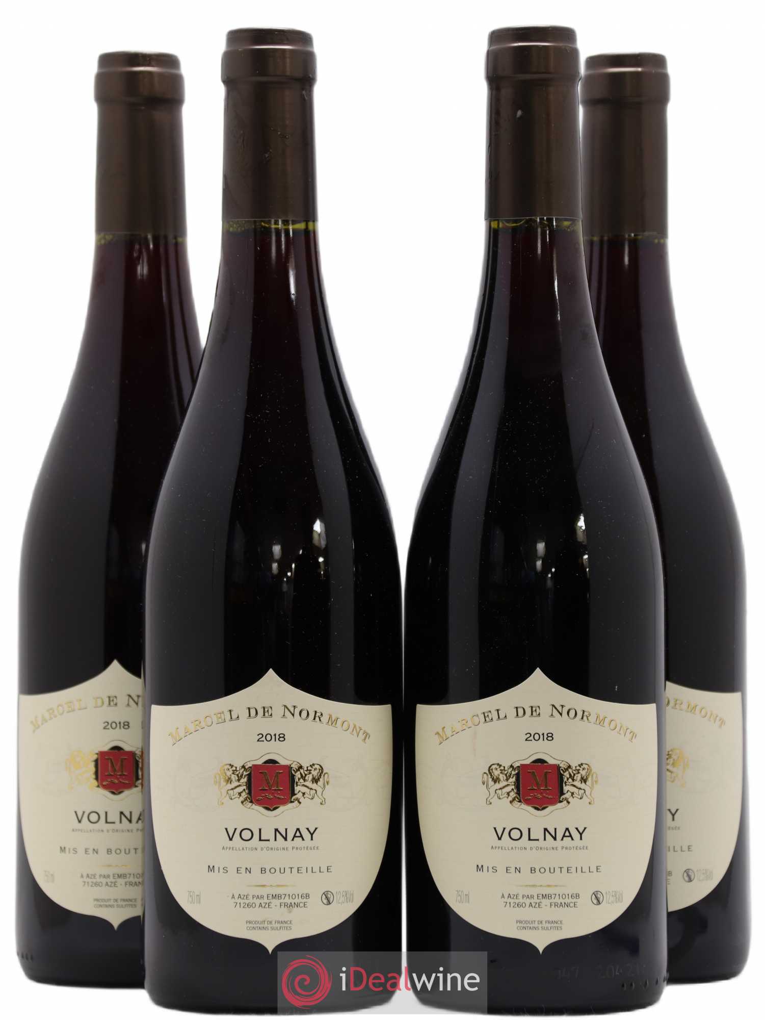 Volnay Domaine de Normont 2018 - Posten von 4 Flaschen - 0