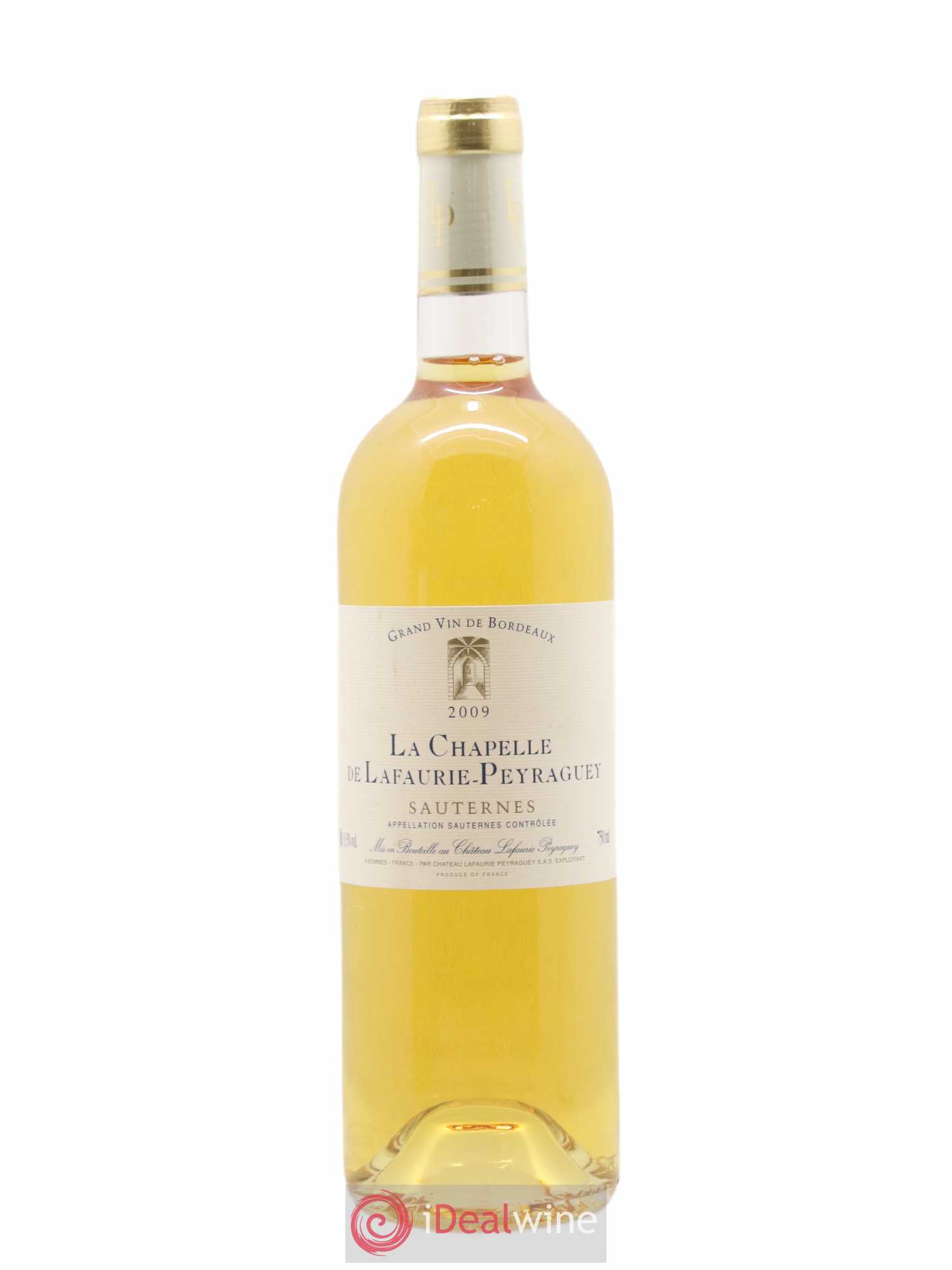 Sauternes La Chapelle de Lafaurie Peyraguey (sans prix de réserve) 2009 - Posten von 1 Flasche - 0