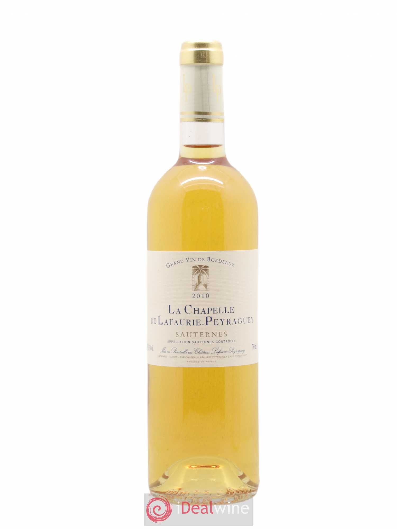 Sauternes La Chapelle de Lafaurie Peyraguey 2010 - Lotto di 1 bottiglia - 0