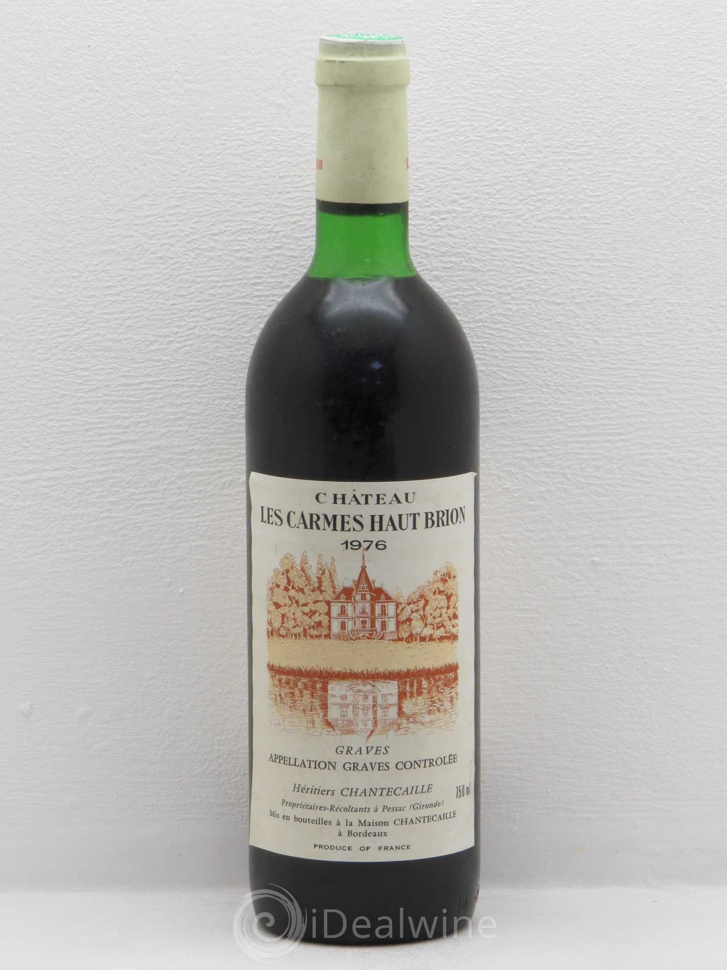 Château Les Carmes Haut-Brion 1976 - Lot de 1 bouteille - 0