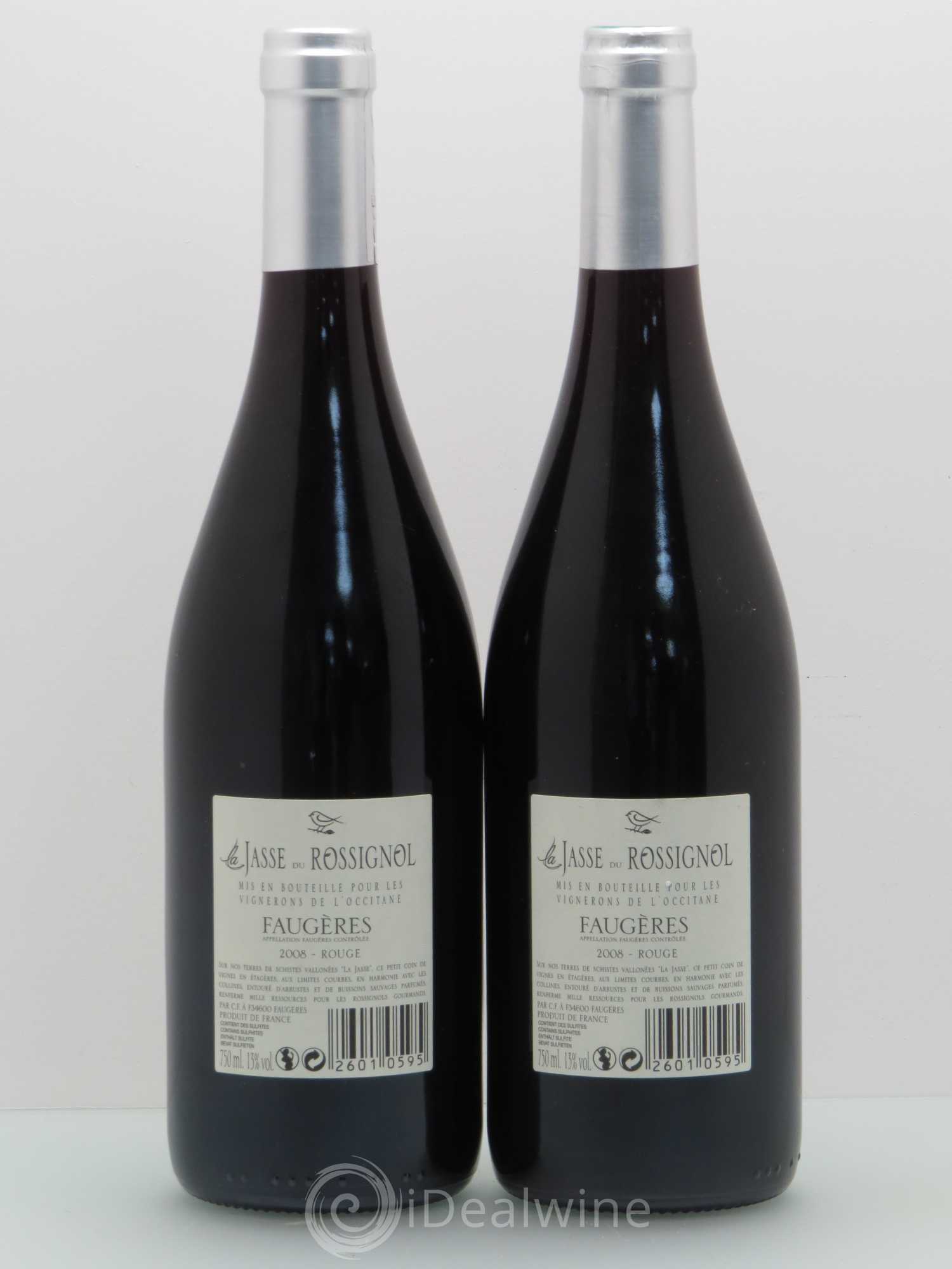 Faugères La Jasse du Rossignol 2008 - Posten von 2 Flaschen - 1