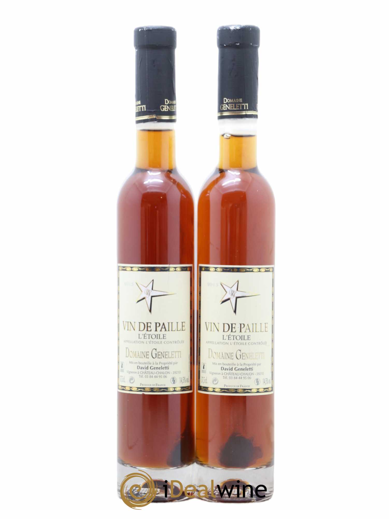L'Etoile Vin de Paille David Geneletti Domaine Geneletti 2013 - Posten von 2 Demi-Flaschen - 0