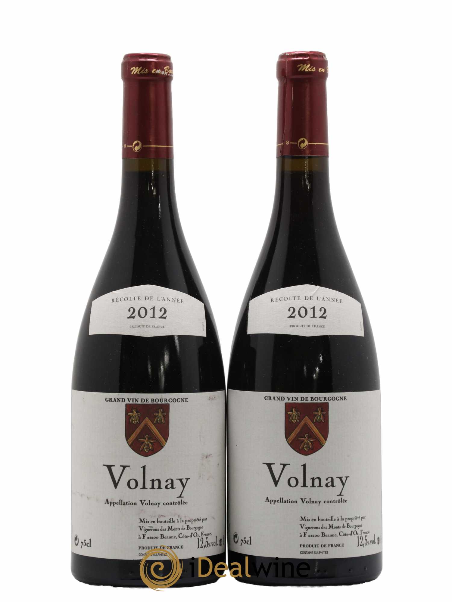 Bourgogne Vignerons Des Monts de Bourgogne 2012 - Lot de 2 bouteilles - 0