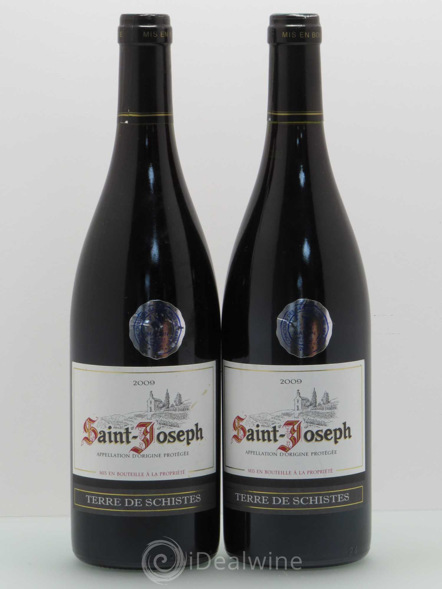 Saint-Joseph Terre de Schistes 2009 - Posten von 2 Flaschen - 0