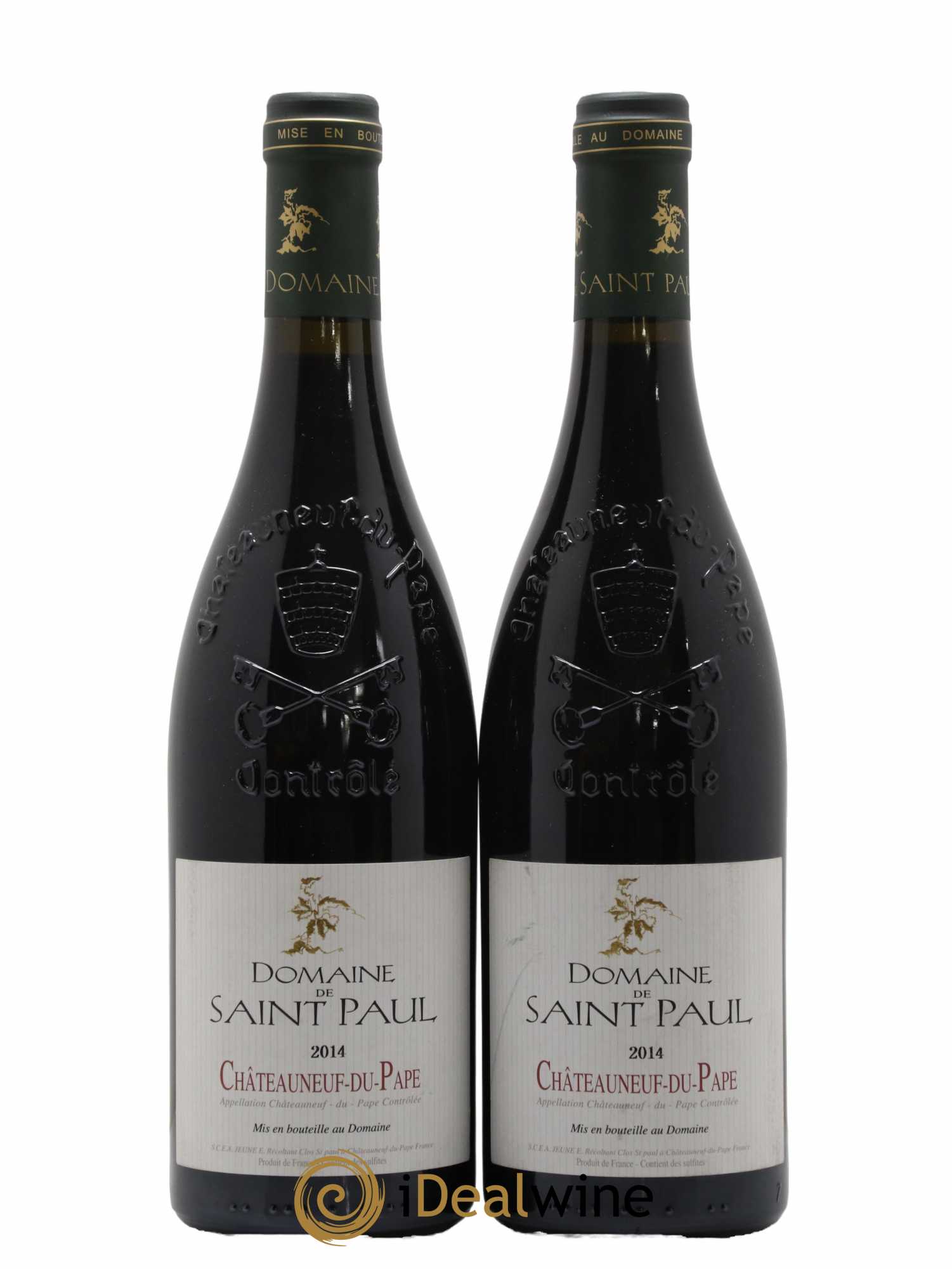 Châteauneuf-du-Pape Domaine De Saint Paul 2014 - Lot de 2 bouteilles - 0
