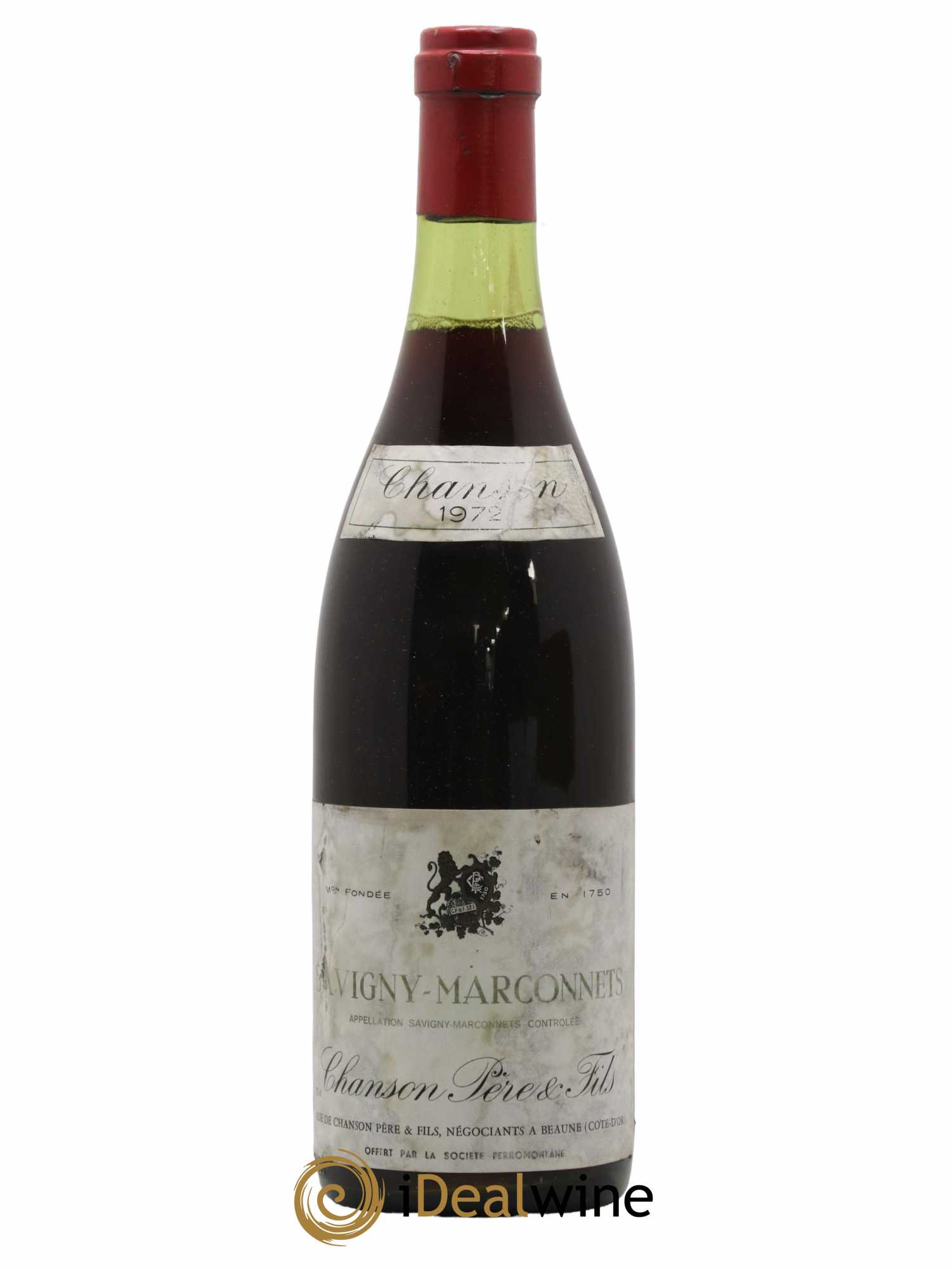 Savigny-lès-Beaune 1er Cru Marconnets Domaine Chanson 1972 - Lot de 1 bouteille - 0