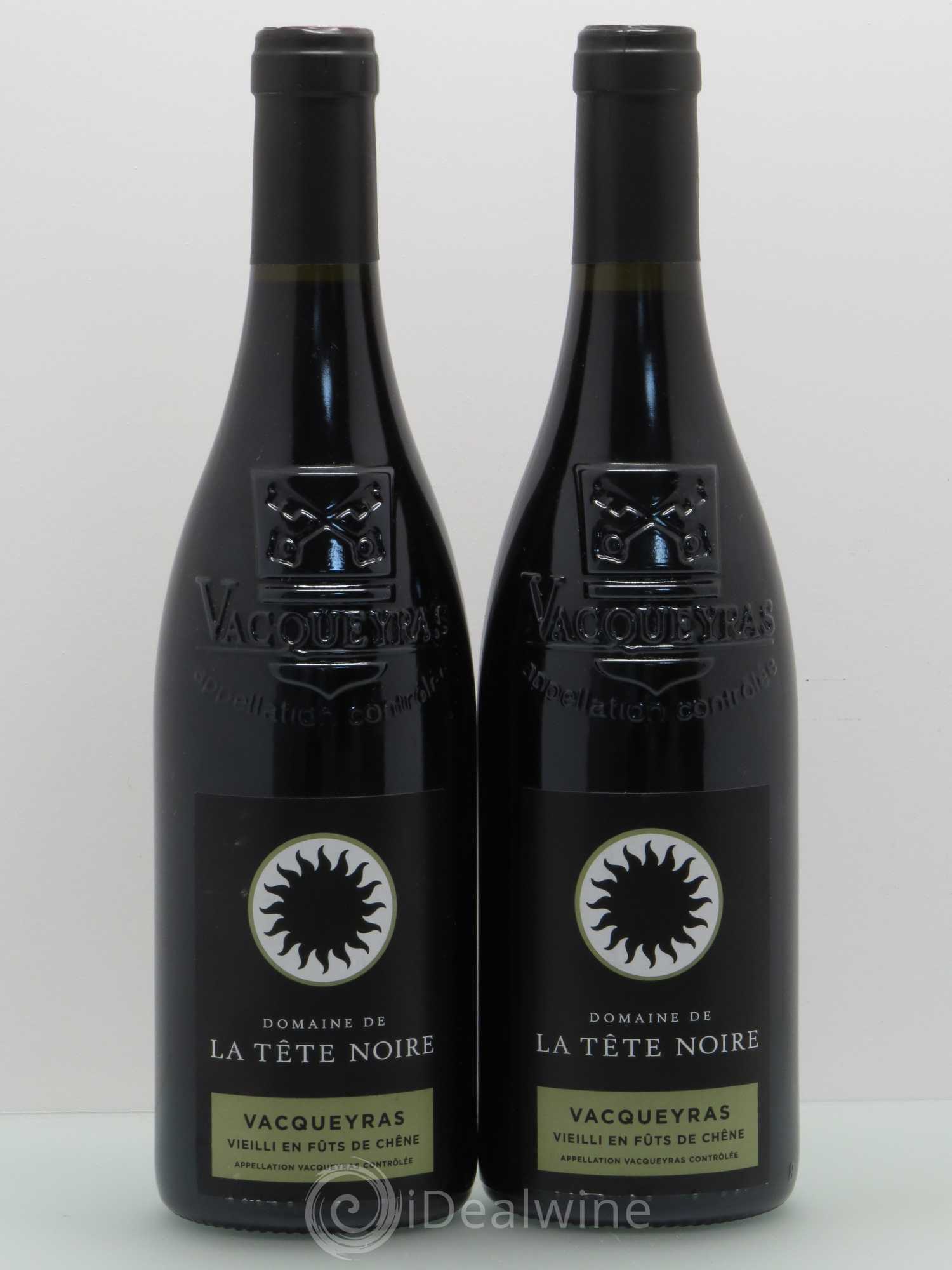 Vacqueyras Vieilli en futs de Chêne - Domaine de La Tête Noire 2009 - Posten von 2 Flaschen - 0