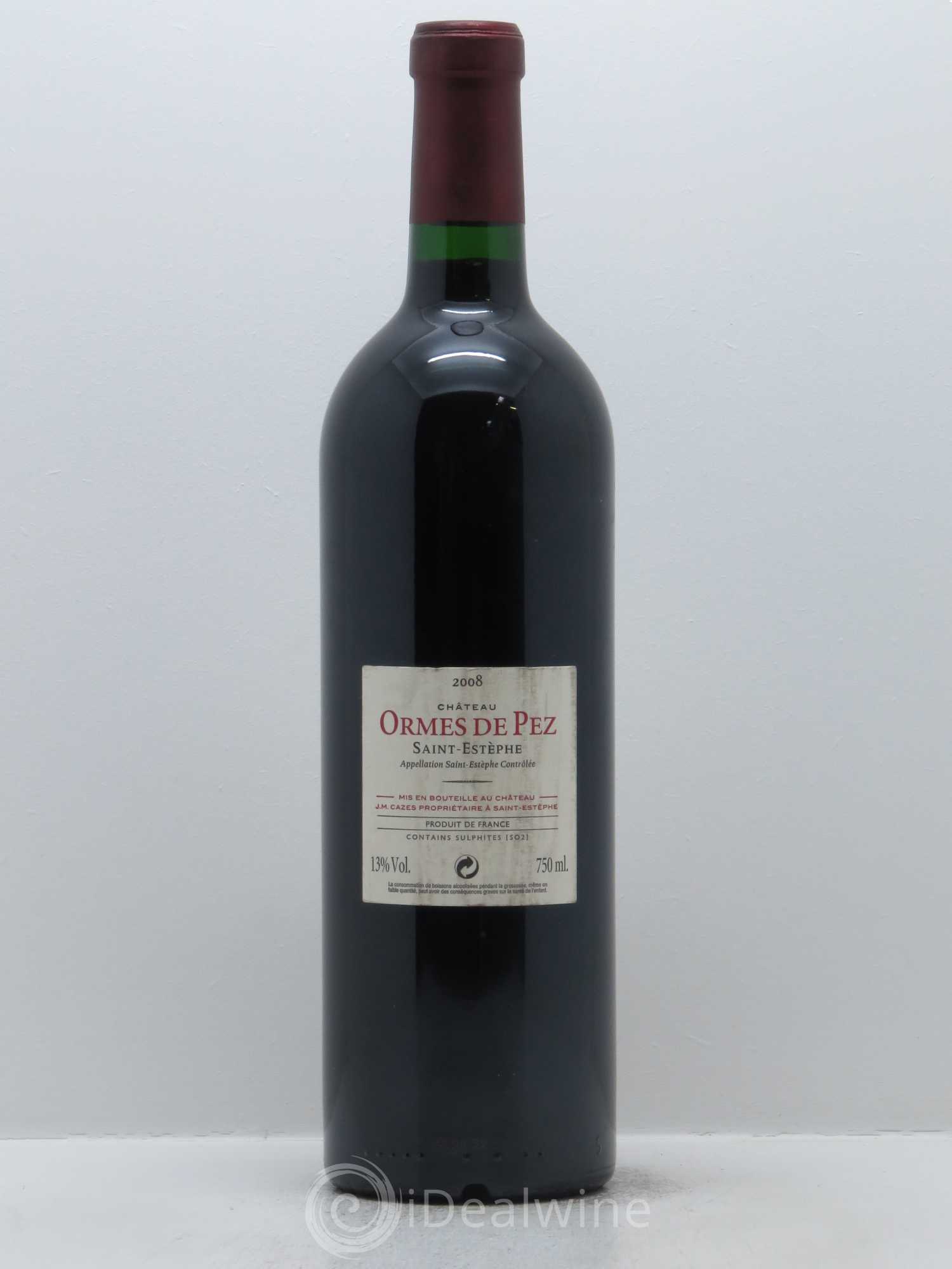 Château les Ormes de Pez 2008 - Lot de 1 bouteille - 1